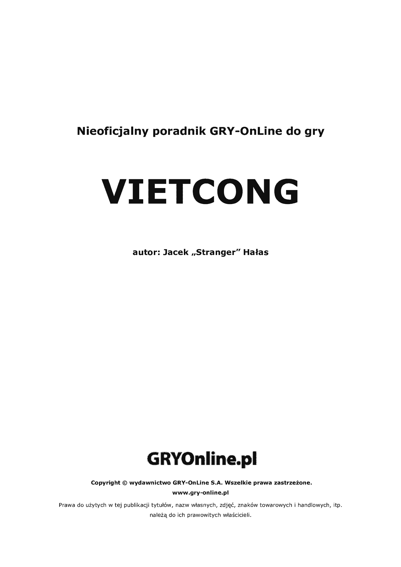 Fragment „Vietcong - poradnik do gry” — strona 2 z 8