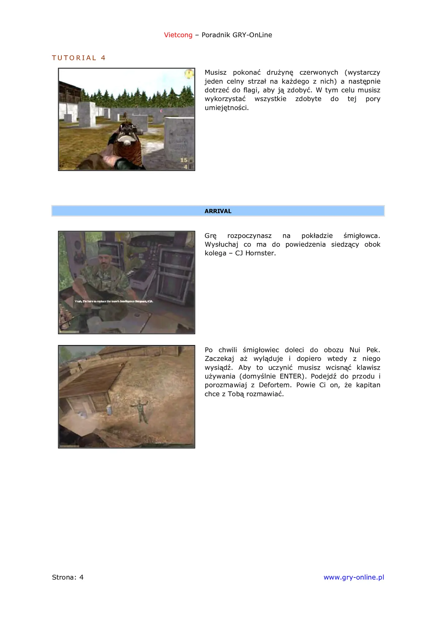 Fragment „Vietcong - poradnik do gry” — strona 5 z 8
