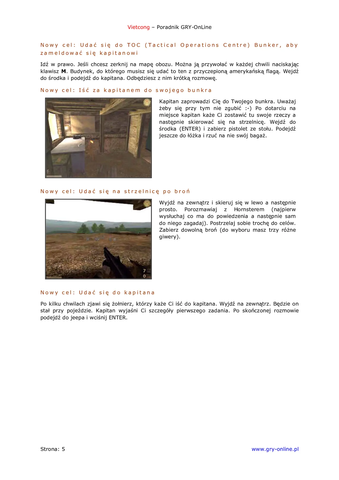Fragment „Vietcong - poradnik do gry” — strona 6 z 8