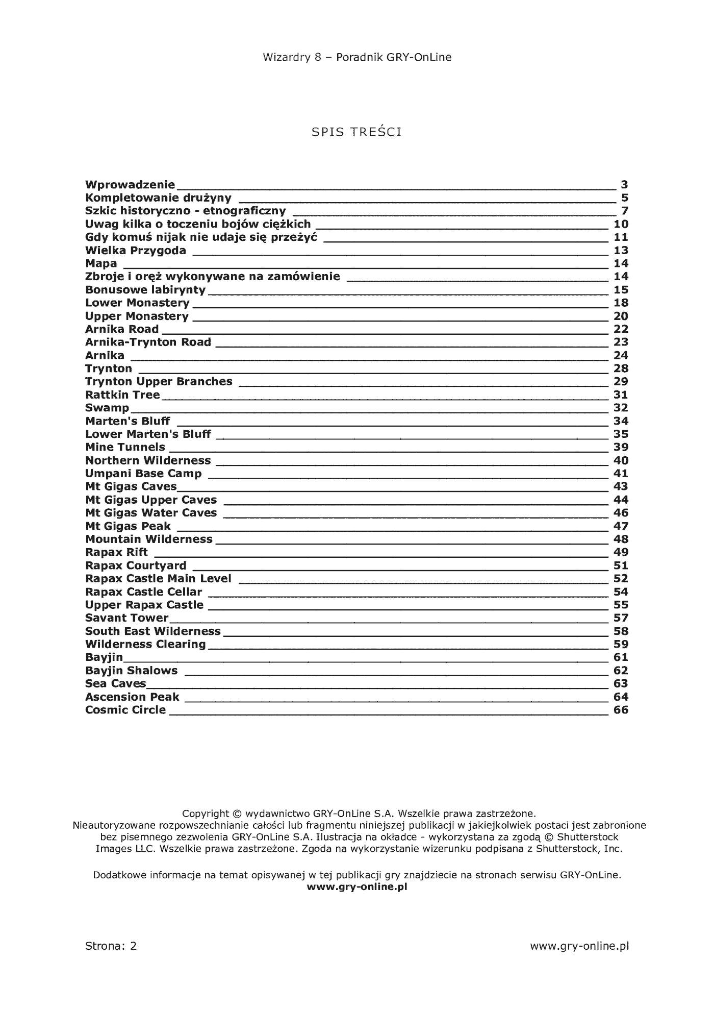 Fragment „Wizardry 8 - poradnik do gry” — strona 3 z 8