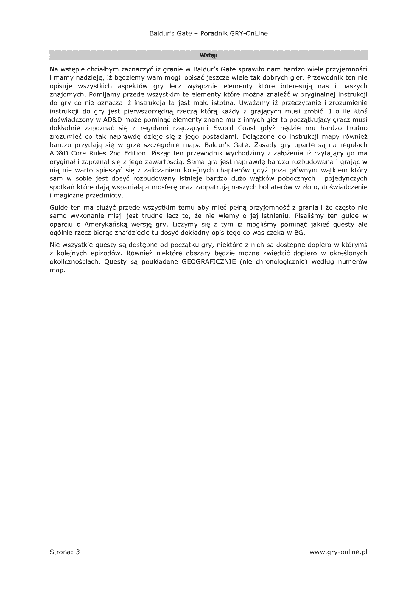 Fragment „Wrota Baldura - poradnik do gry” — strona 4 z 8