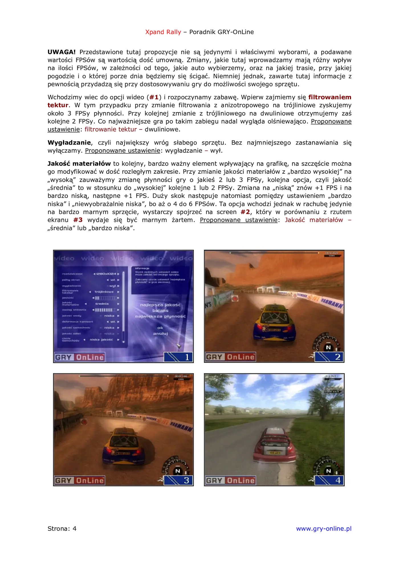 Fragment „Xpand Rally - poradnik do gry” — strona 5 z 8
