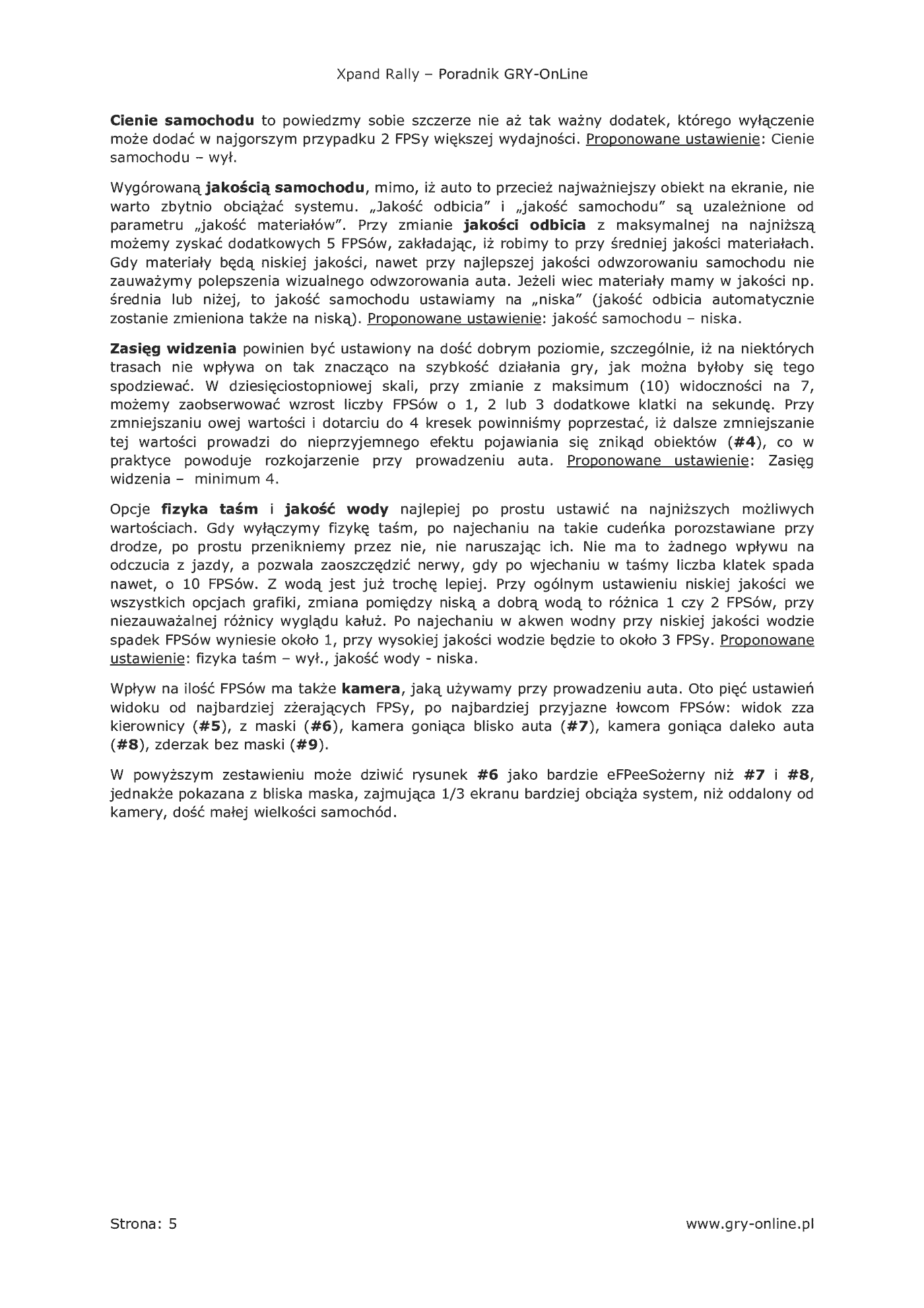 Fragment „Xpand Rally - poradnik do gry” — strona 6 z 8