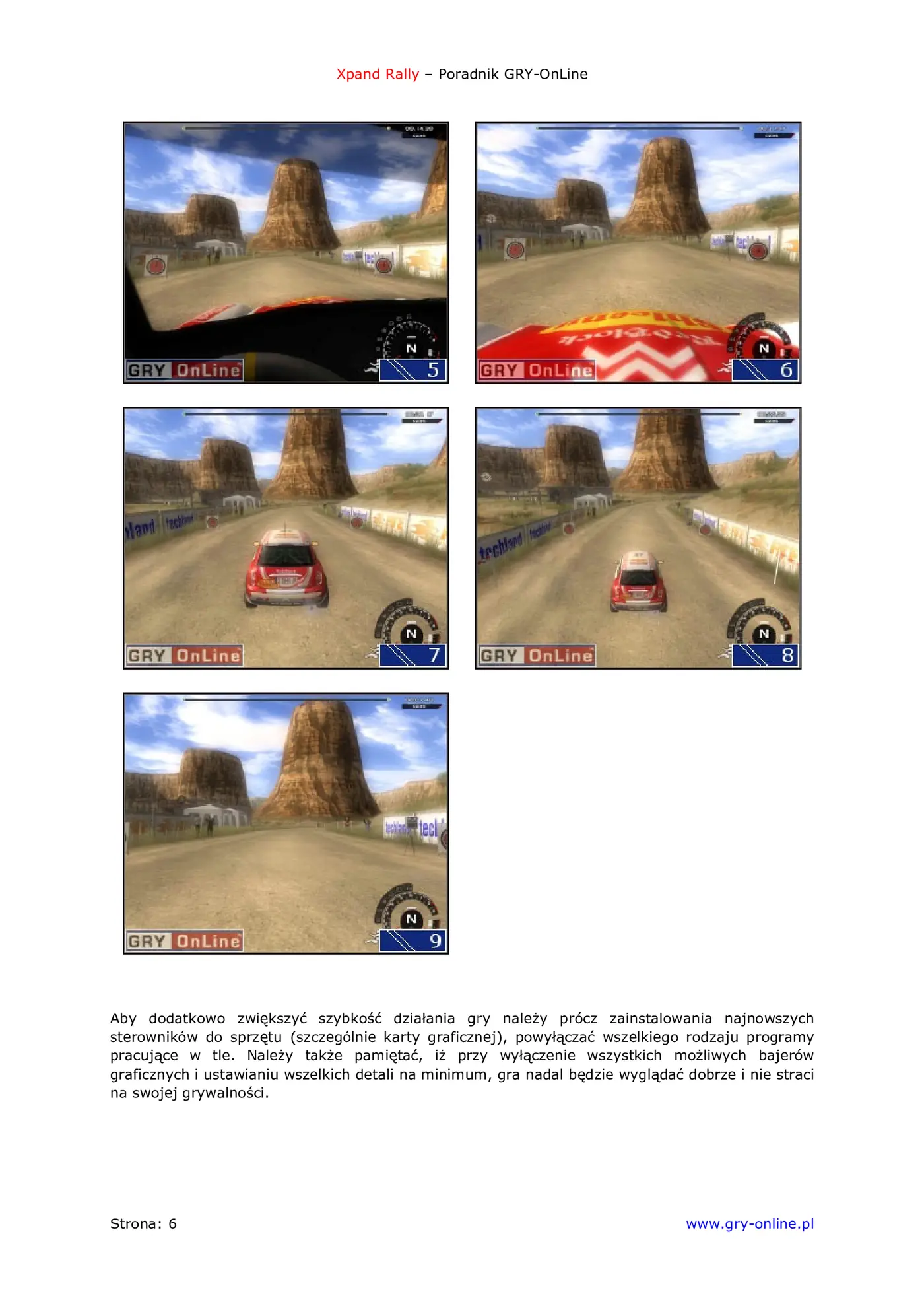 Fragment „Xpand Rally - poradnik do gry” — strona 7 z 8