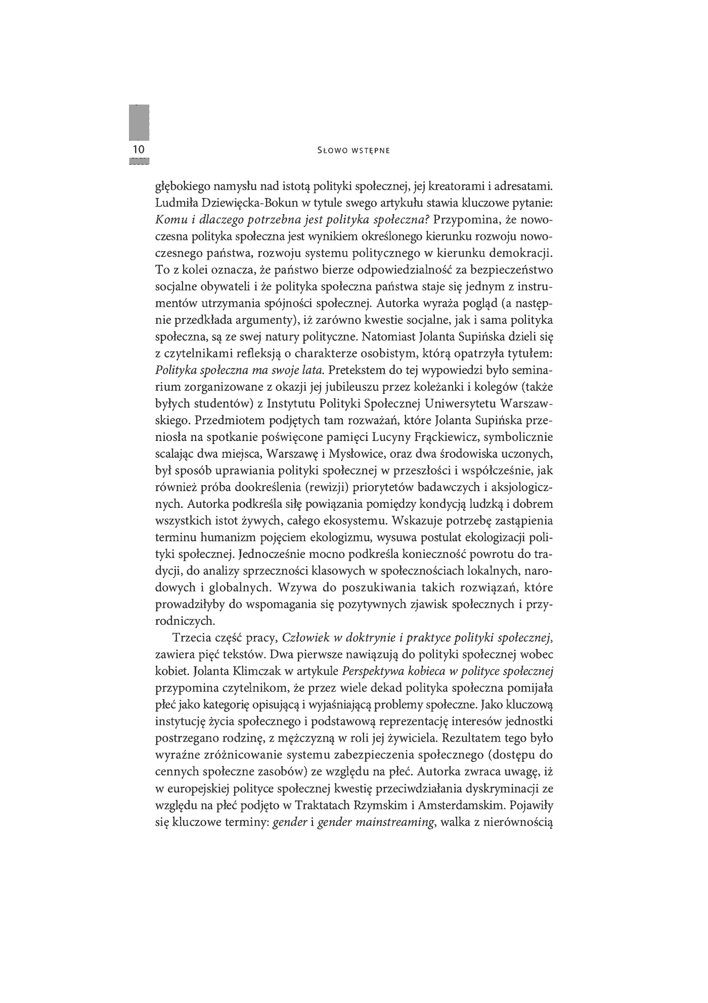 Fragment „Dzieło Lucyny Frąckiewicz inspiracją dla współczesnej polityki społecznej” — strona 11 z 24