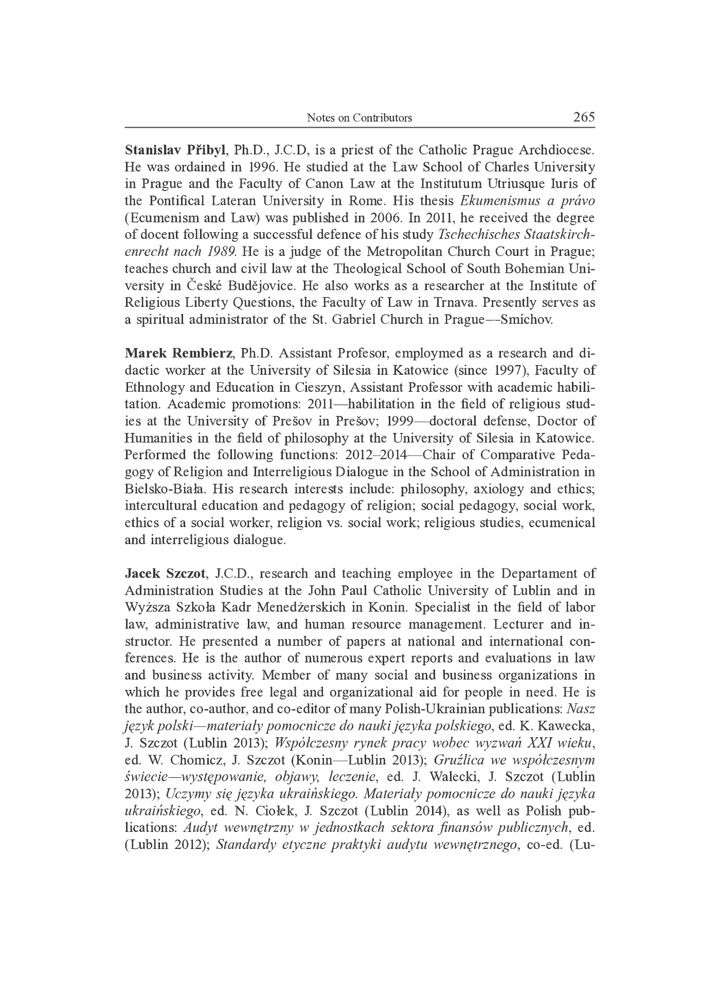 Fragment „"Philosophy and Canon Law" 2015. Vol. 1: The Family Institution: Identity, Sovereignty, Social Dimension” — strona 10 z 14