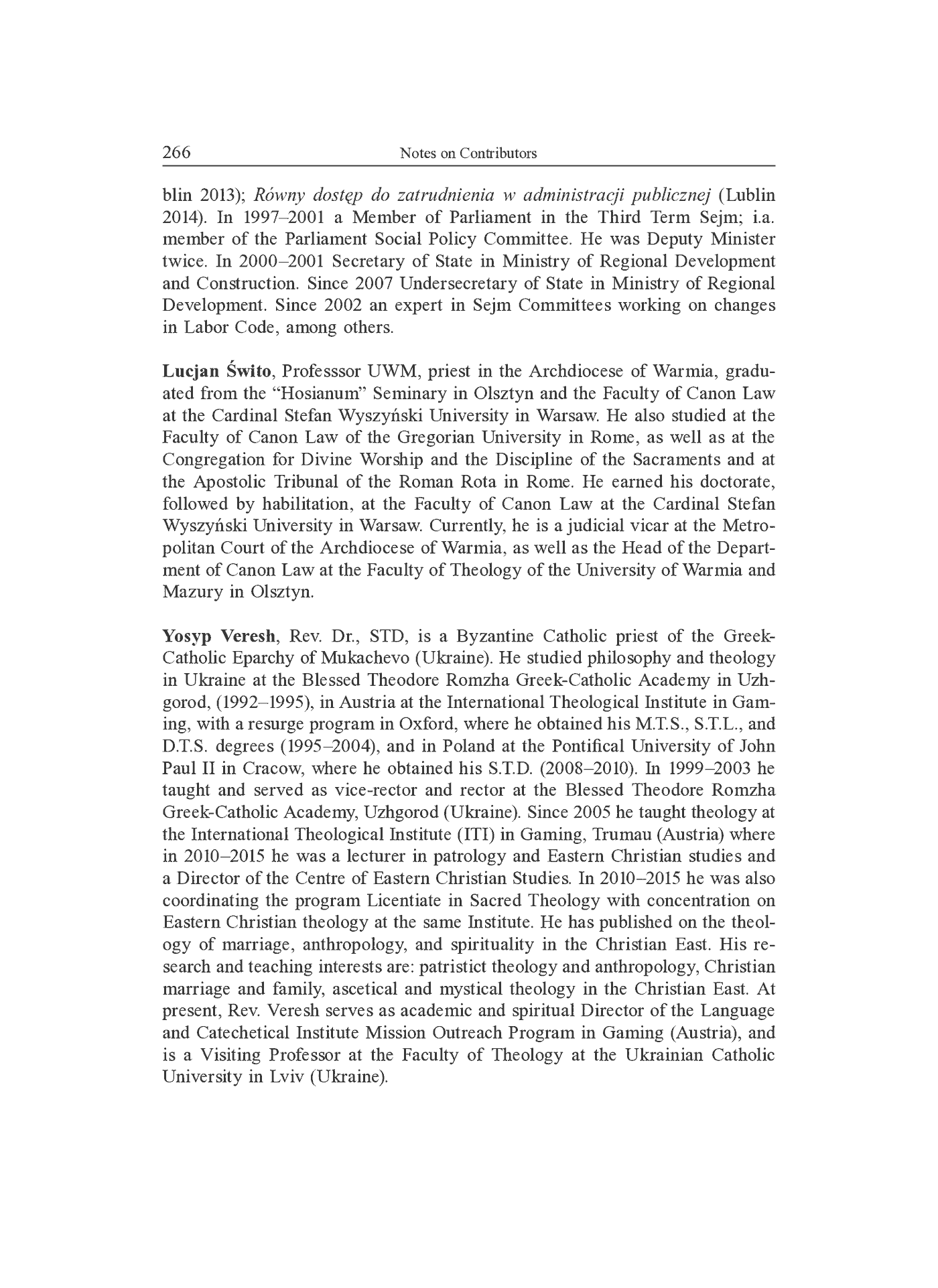 Fragment „"Philosophy and Canon Law" 2015. Vol. 1: The Family Institution: Identity, Sovereignty, Social Dimension” — strona 11 z 14