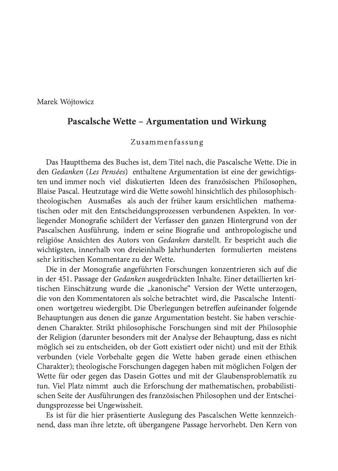 Fragment „Zakład Pascala - argumentacja i działanie” — strona 21 z 24