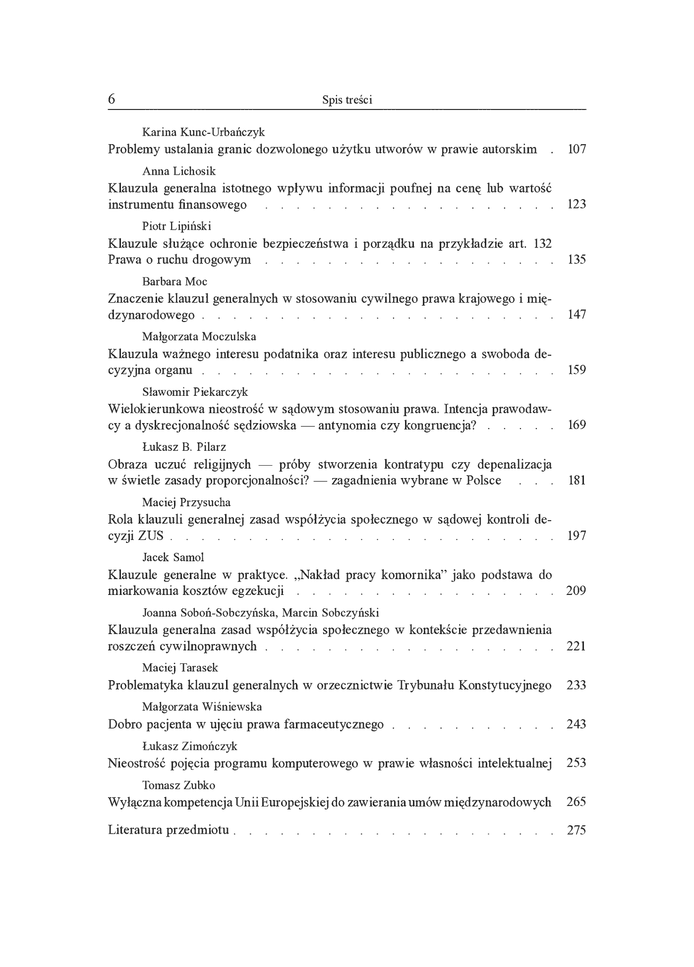 Fragment „Klauzule generalne w prawie krajowym i obcym” — strona 7 z 10