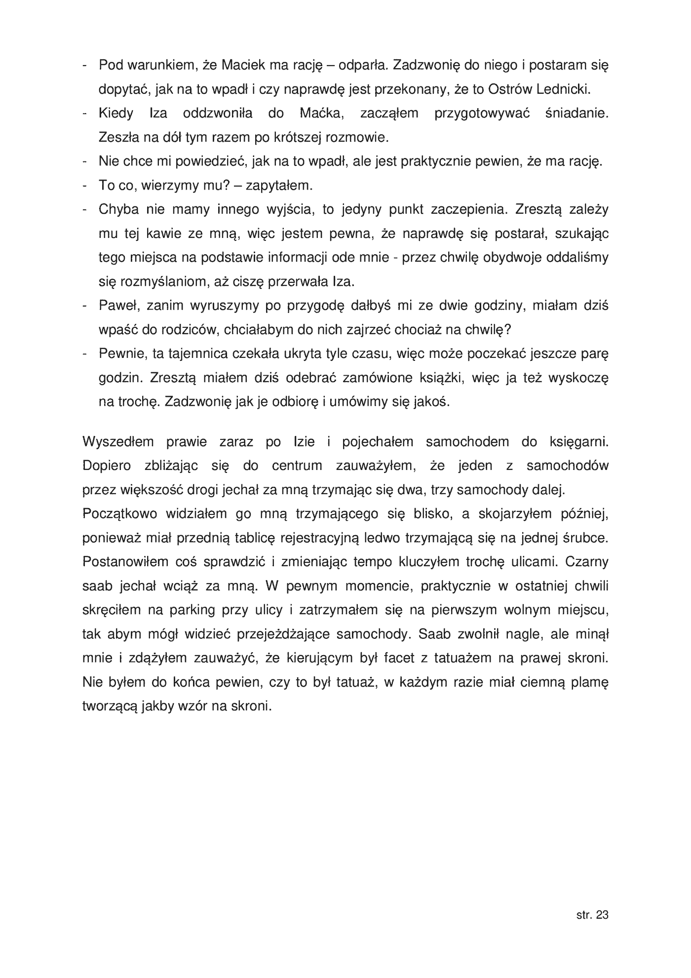 Fragment „Dago” — strona 23 z 23