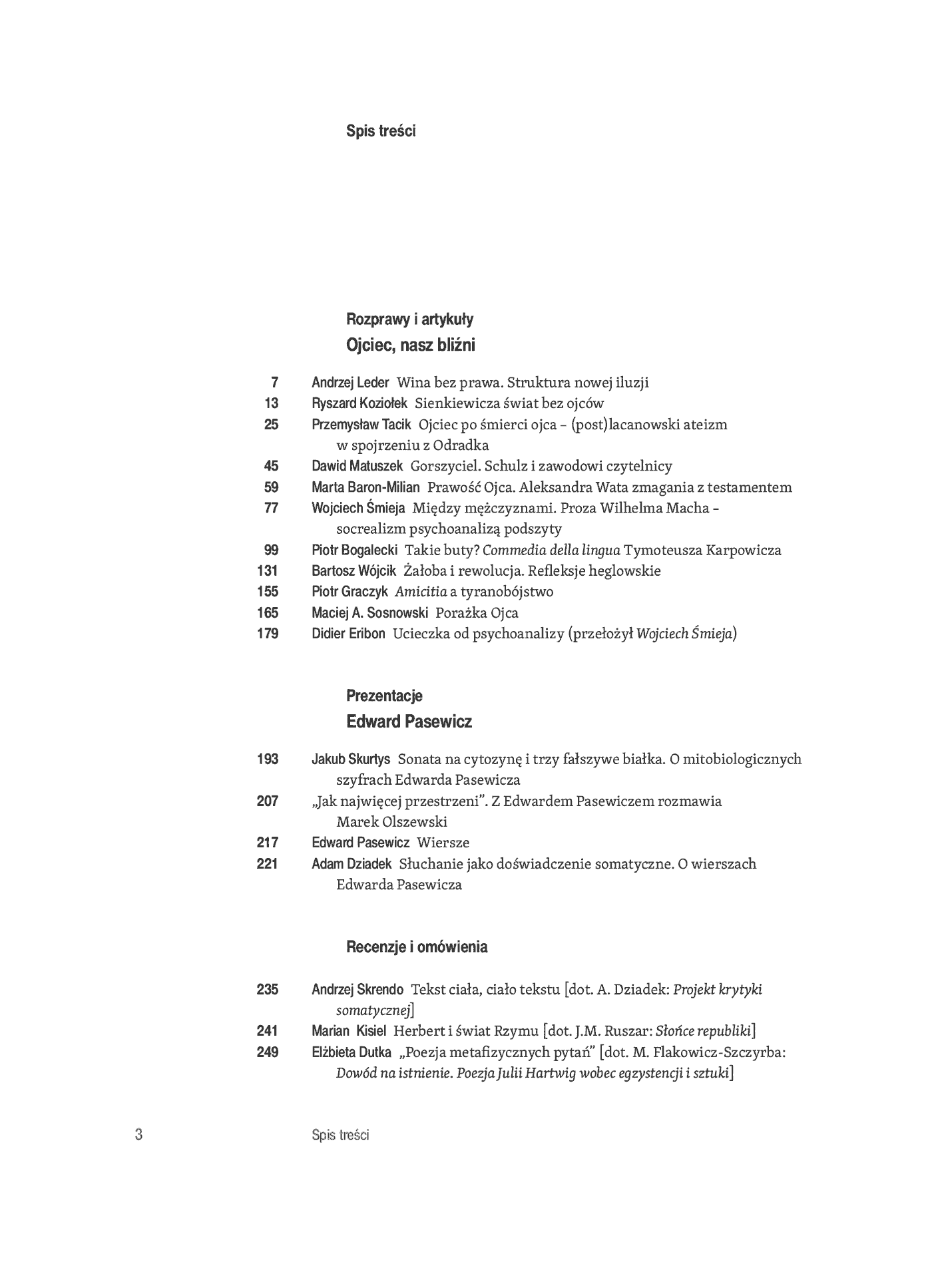 Fragment „"Śląskie Studia Polonistyczne" 2015, nr 2 (7): Rozprawy i artykuły: Ojciec, nasz bliźni. Prezentacje: Edward Pasewicz” — strona 4 z 7
