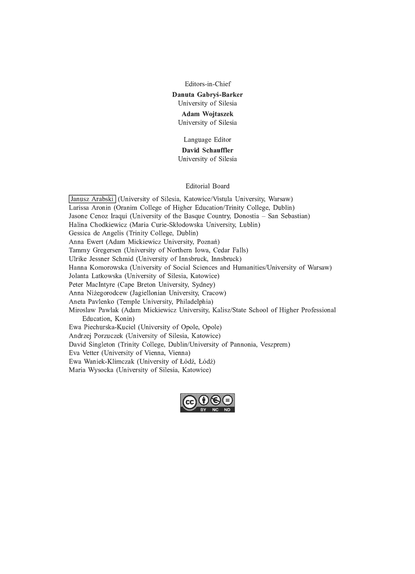 Fragment „"Theory and Practice of Second Language Acquisition" 2016. Vol. 2 (1)” — strona 3 z 8