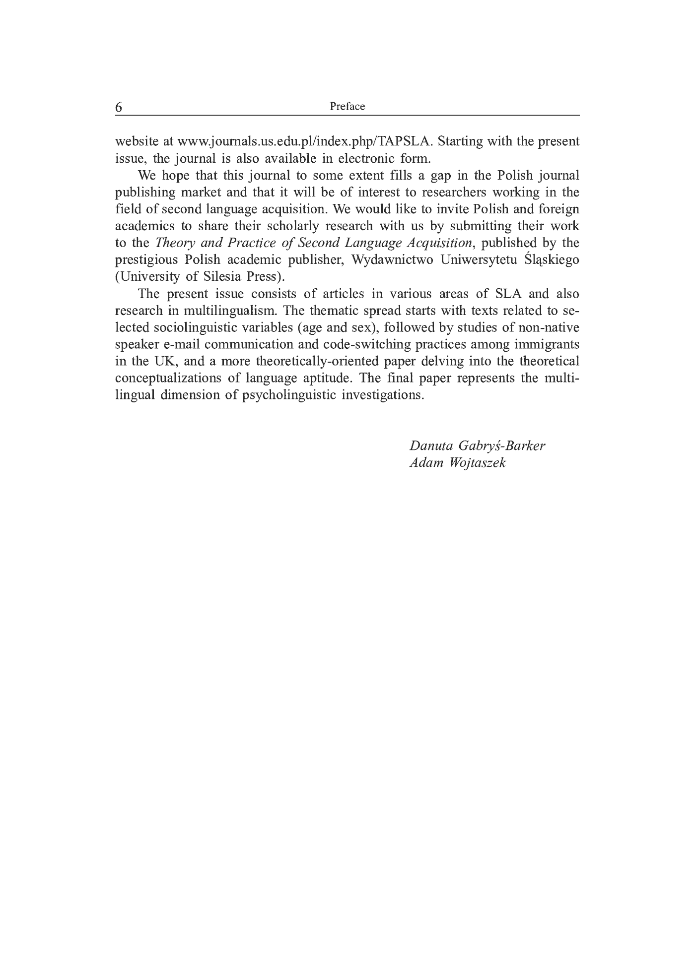 Fragment „"Theory and Practice of Second Language Acquisition" 2016. Vol. 2 (1)” — strona 6 z 8