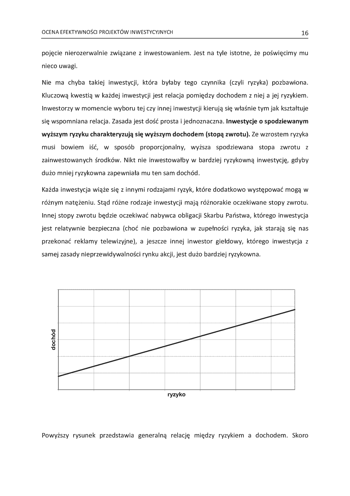 Fragment „Ocena Efektywności Projektów Inwestycyjnych” — strona 16 z 24