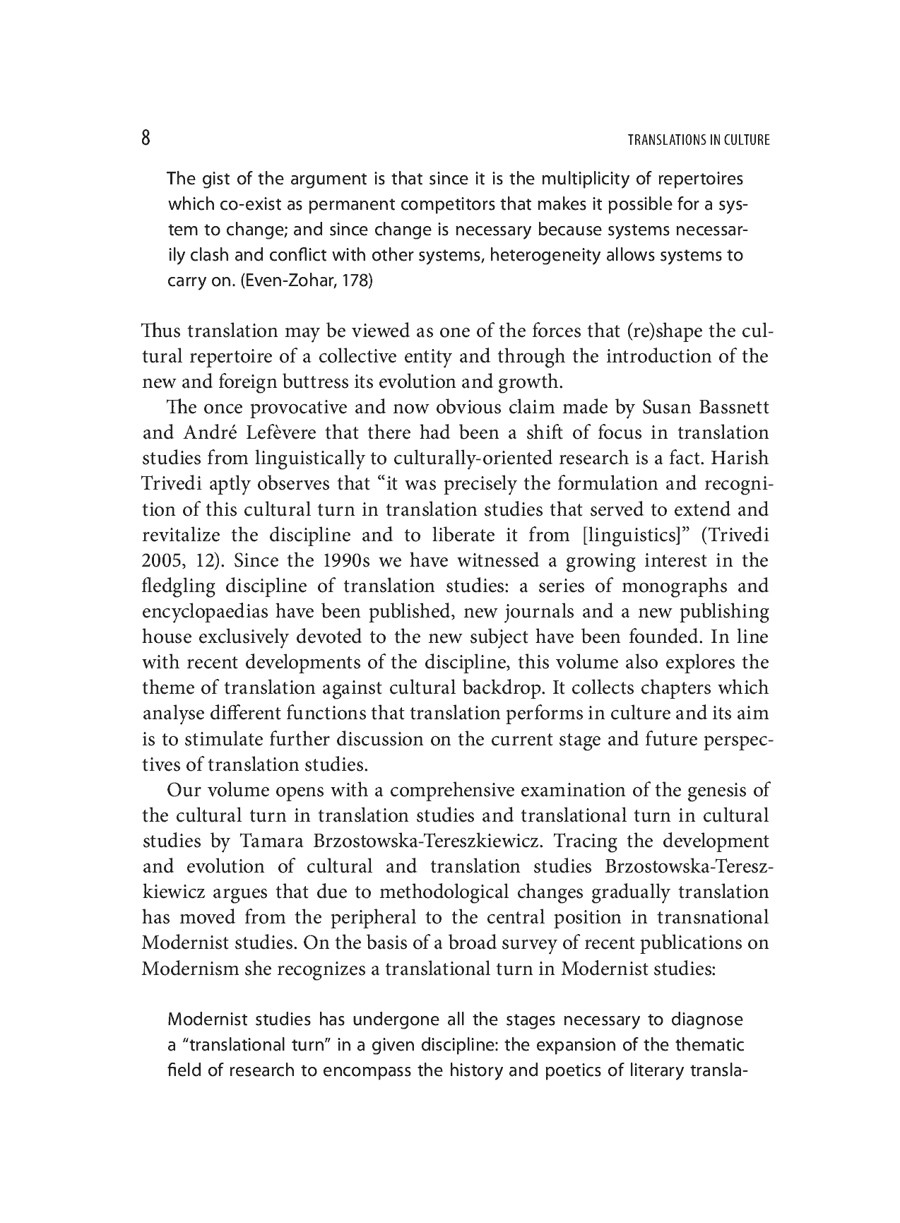 Fragment „Translation in Culture” — strona 8 z 24