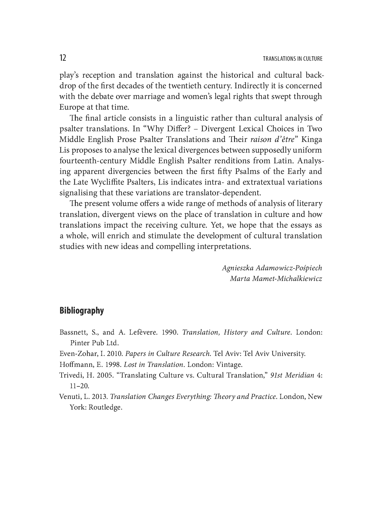 Fragment „Translation in Culture” — strona 12 z 24