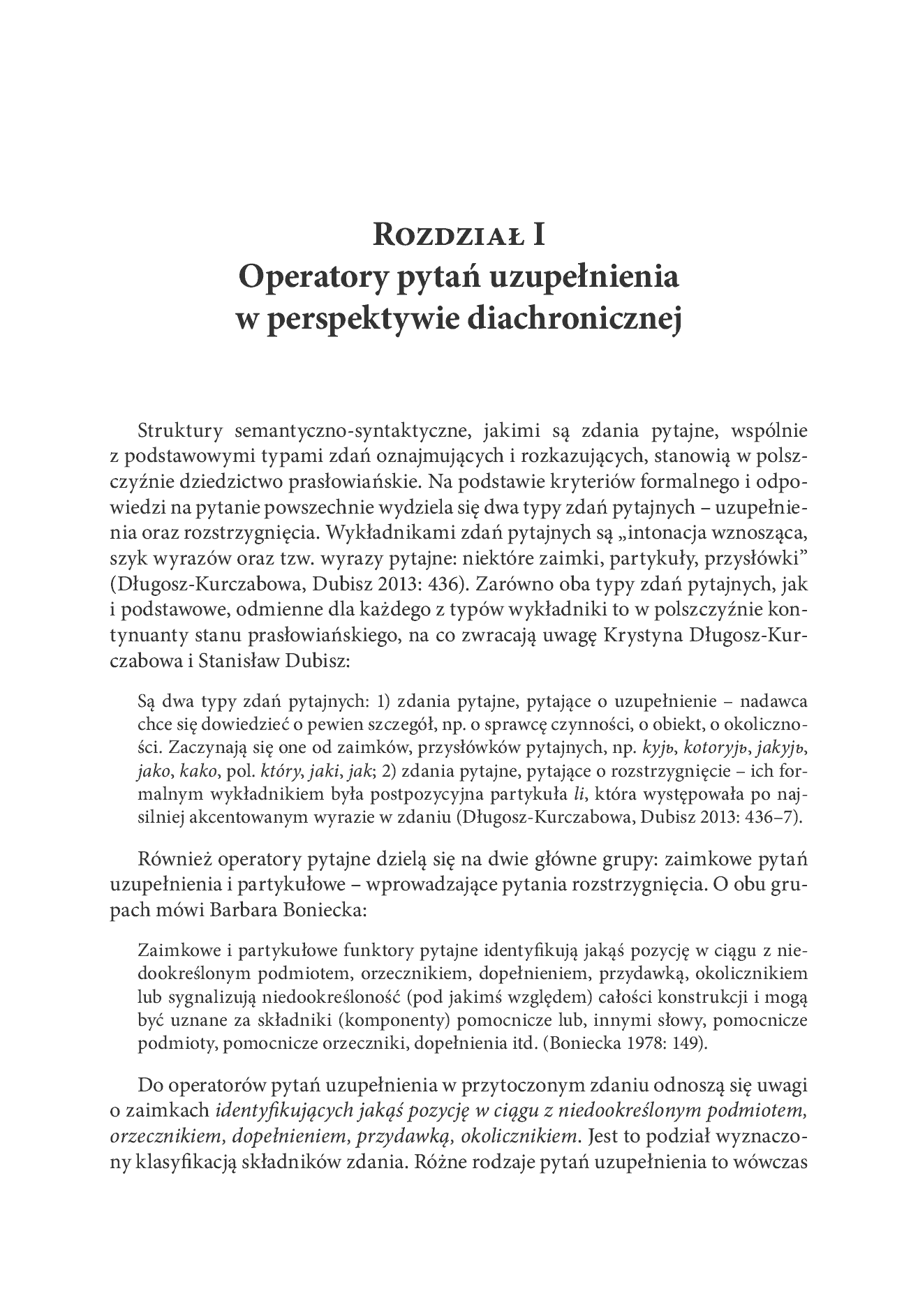 Fragment „Polskie operatory pytajne w ujęciu diachronicznym” — strona 1 z 10