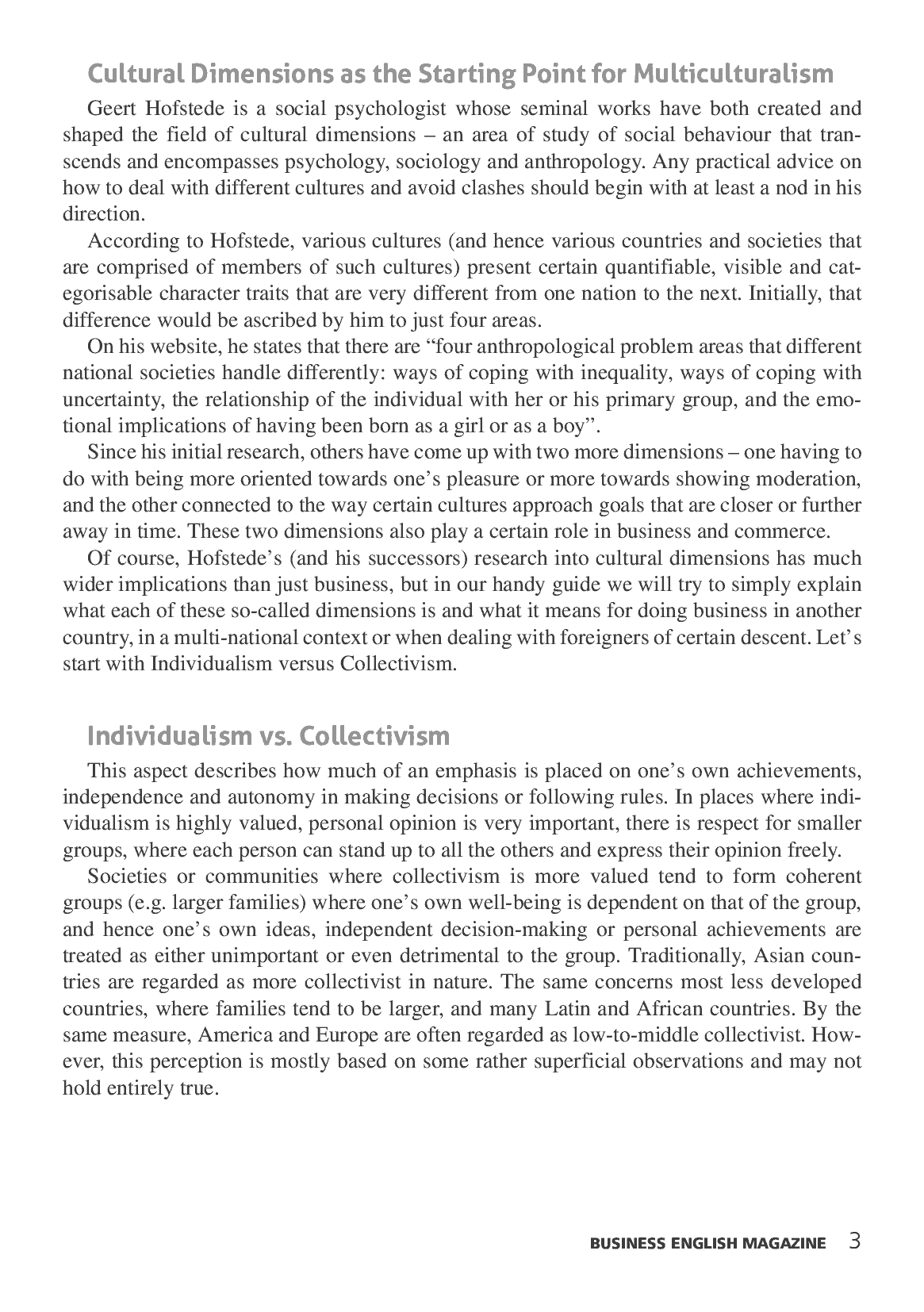 Fragment „How to Avoid Culture Clashes” — strona 3 z 3
