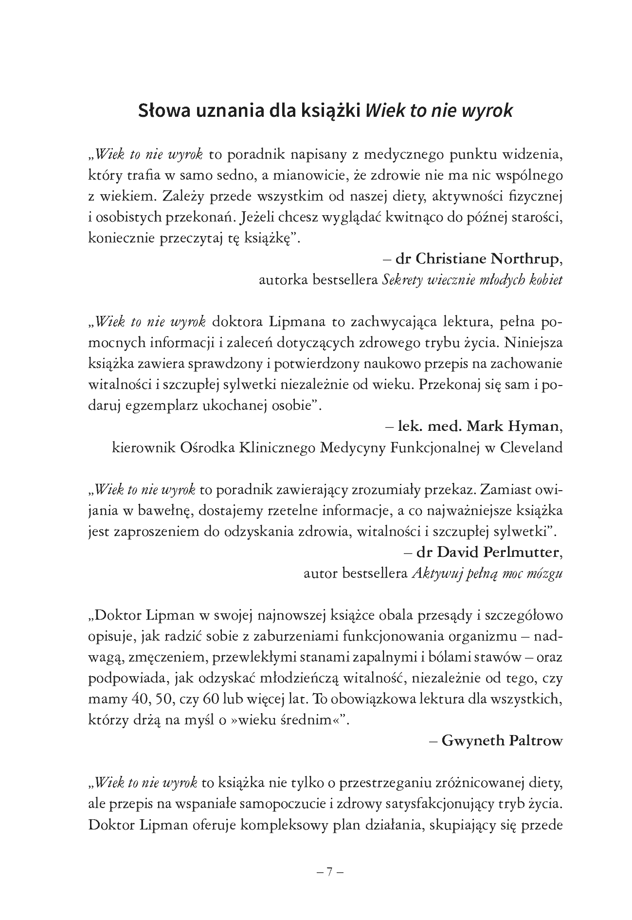 Fragment „Wiek to nie wyrok. 10 sekretów długowieczności” — strona 7 z 30