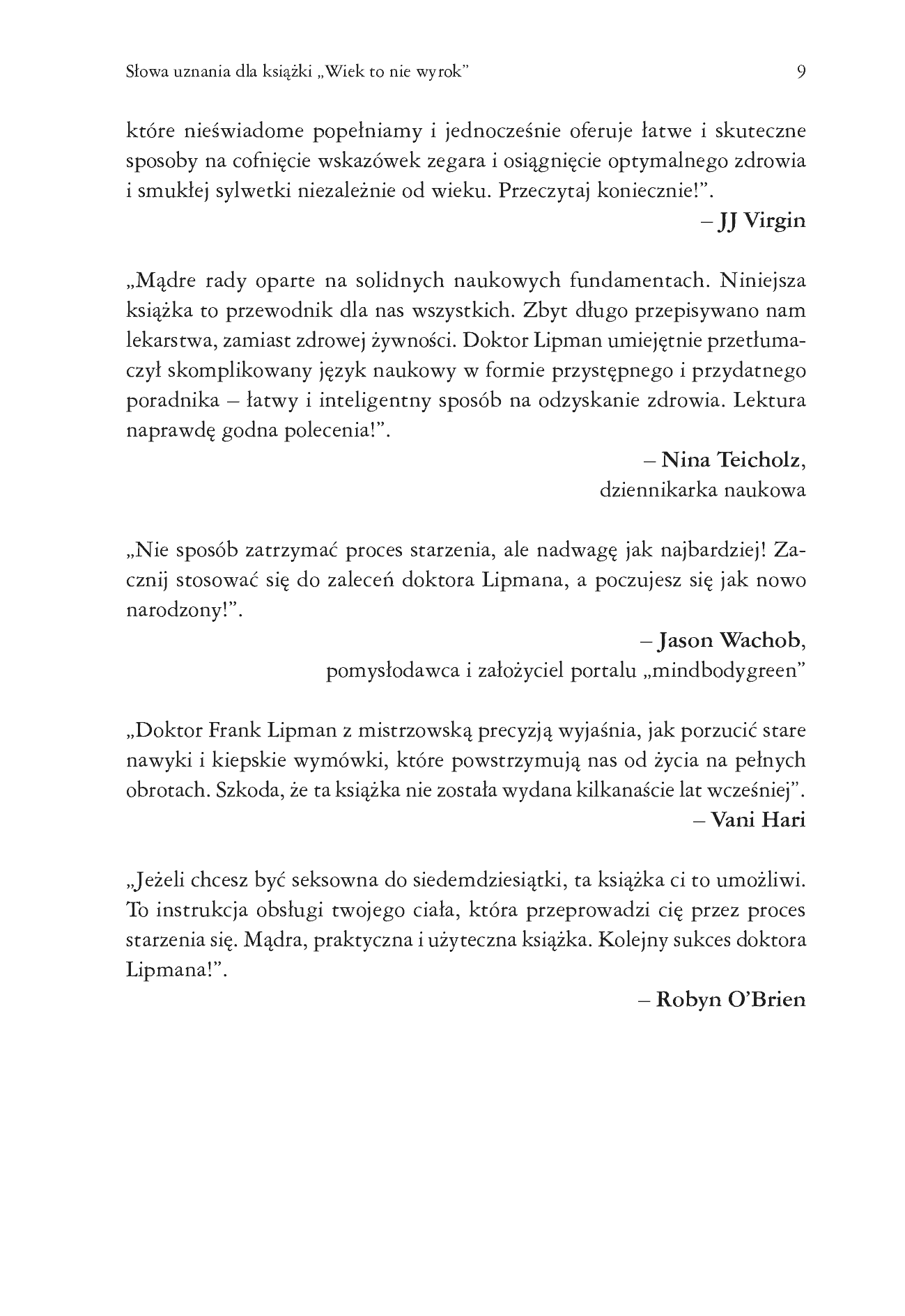 Fragment „Wiek to nie wyrok. 10 sekretów długowieczności” — strona 9 z 30