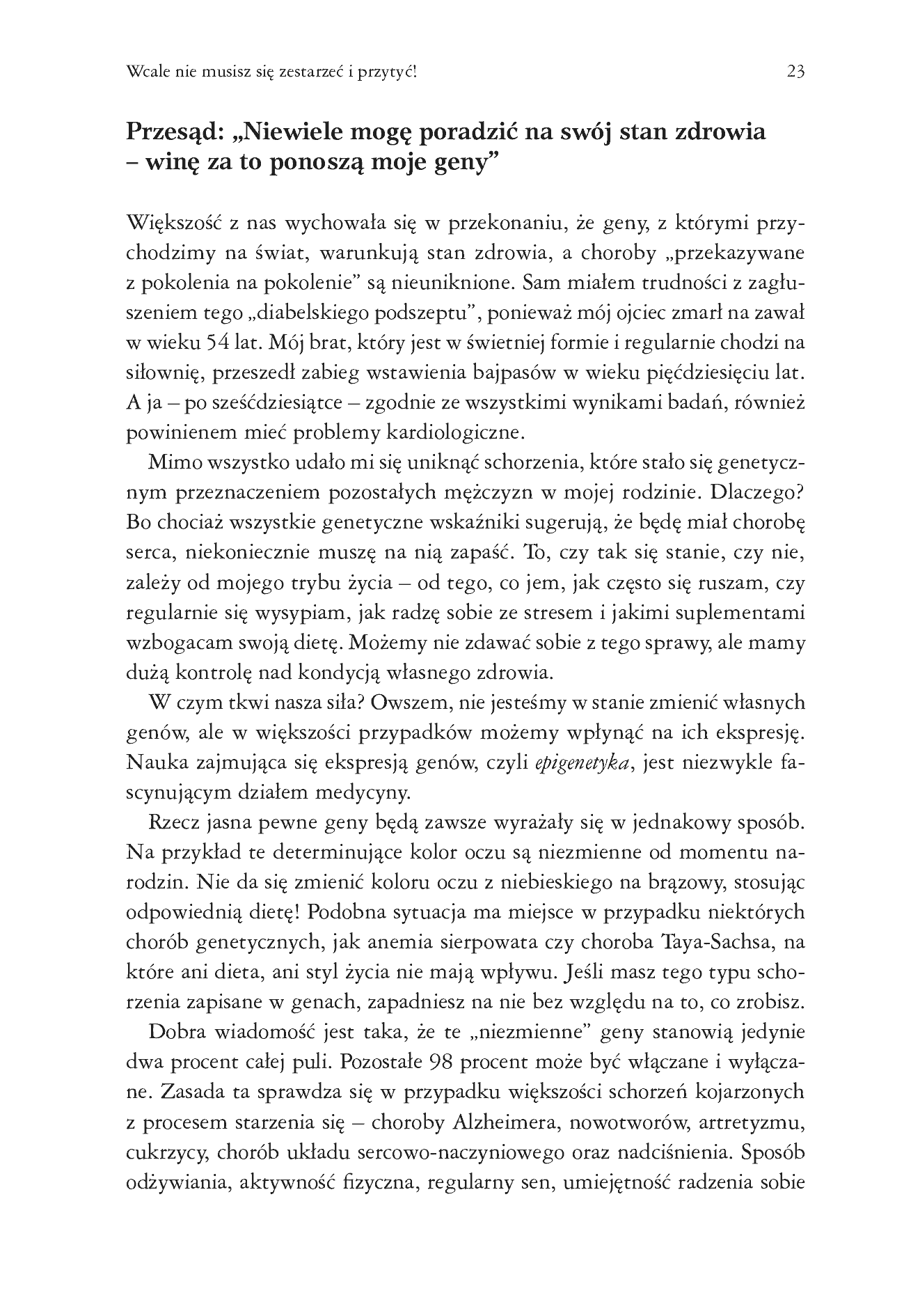 Fragment „Wiek to nie wyrok. 10 sekretów długowieczności” — strona 23 z 30