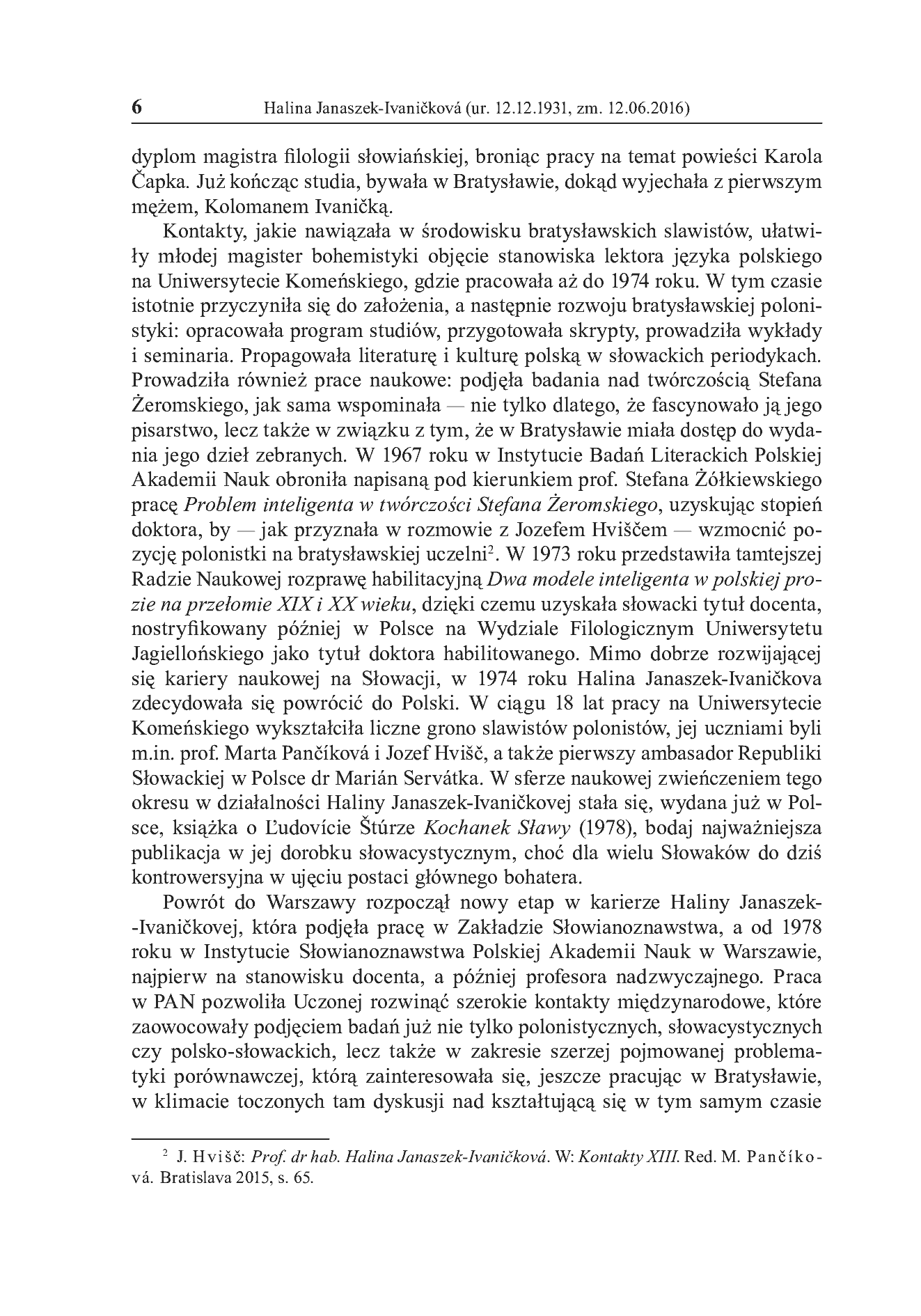 Fragment „"Przekłady Literatur Słowiańskich" 2016. T. 7. Cz. 1: Tłumacze i przekładoznawstwo słowiańskie” — strona 7 z 27