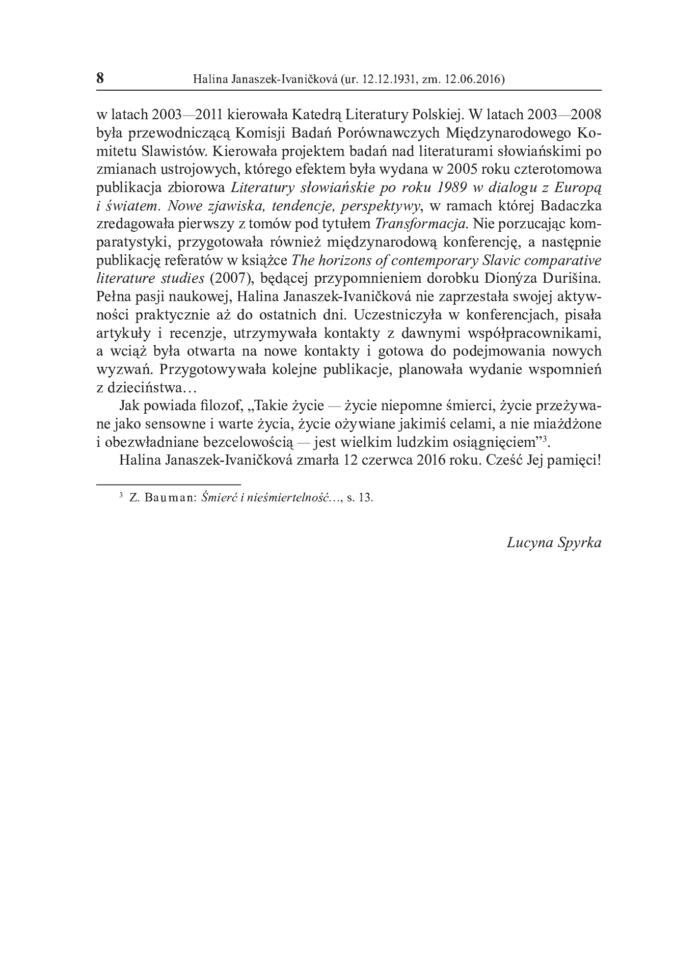 Fragment „"Przekłady Literatur Słowiańskich" 2016. T. 7. Cz. 1: Tłumacze i przekładoznawstwo słowiańskie” — strona 9 z 27
