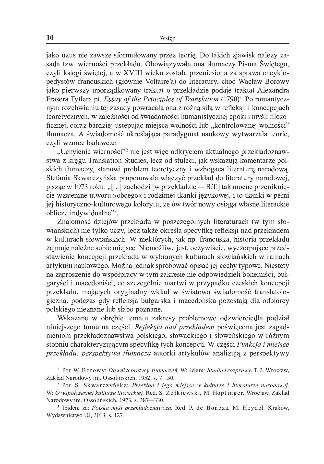 Fragment „"Przekłady Literatur Słowiańskich" 2016. T. 7. Cz. 1: Tłumacze i przekładoznawstwo słowiańskie” — strona 11 z 27