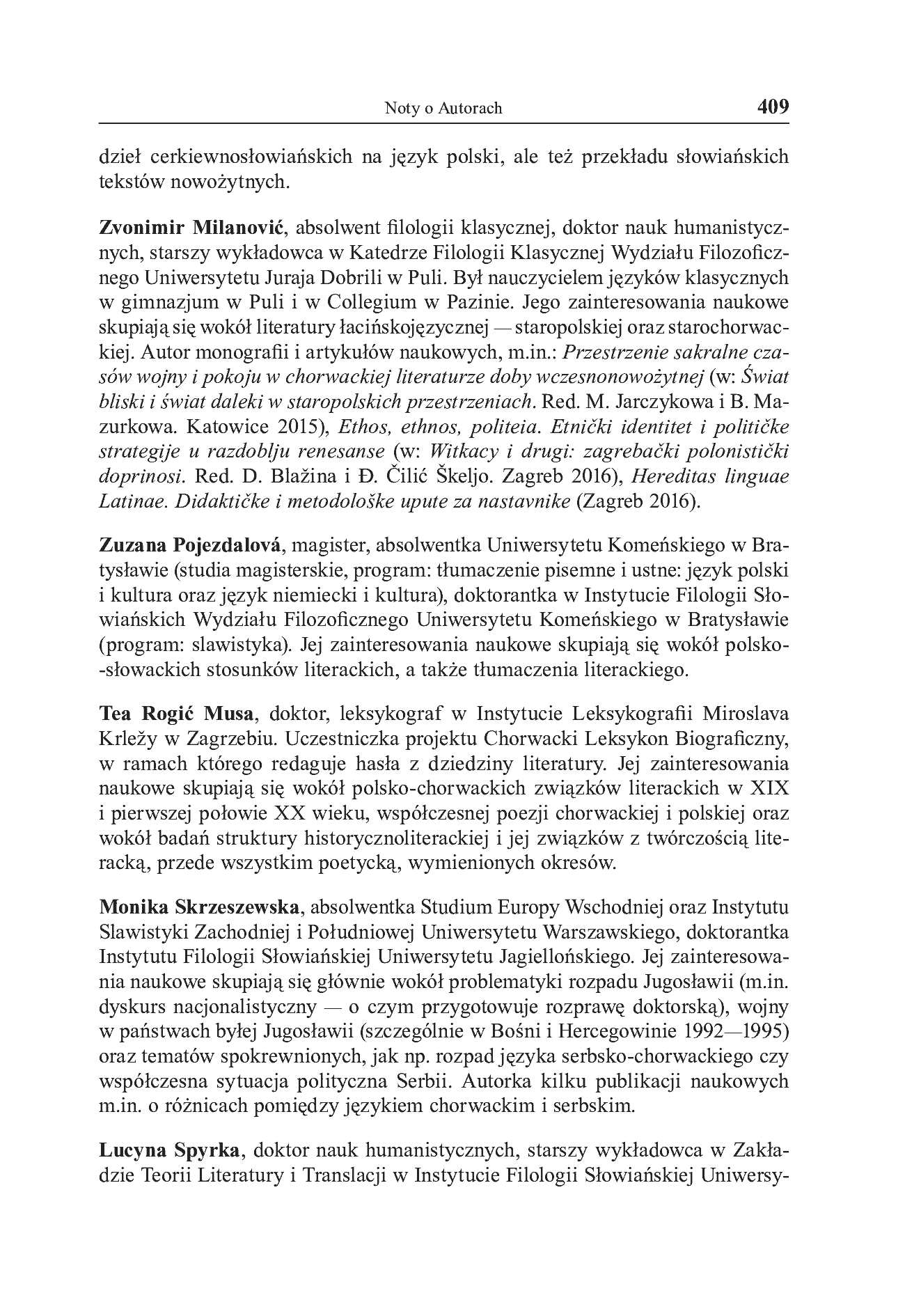 Fragment „"Przekłady Literatur Słowiańskich" 2016. T. 7. Cz. 1: Tłumacze i przekładoznawstwo słowiańskie” — strona 15 z 27