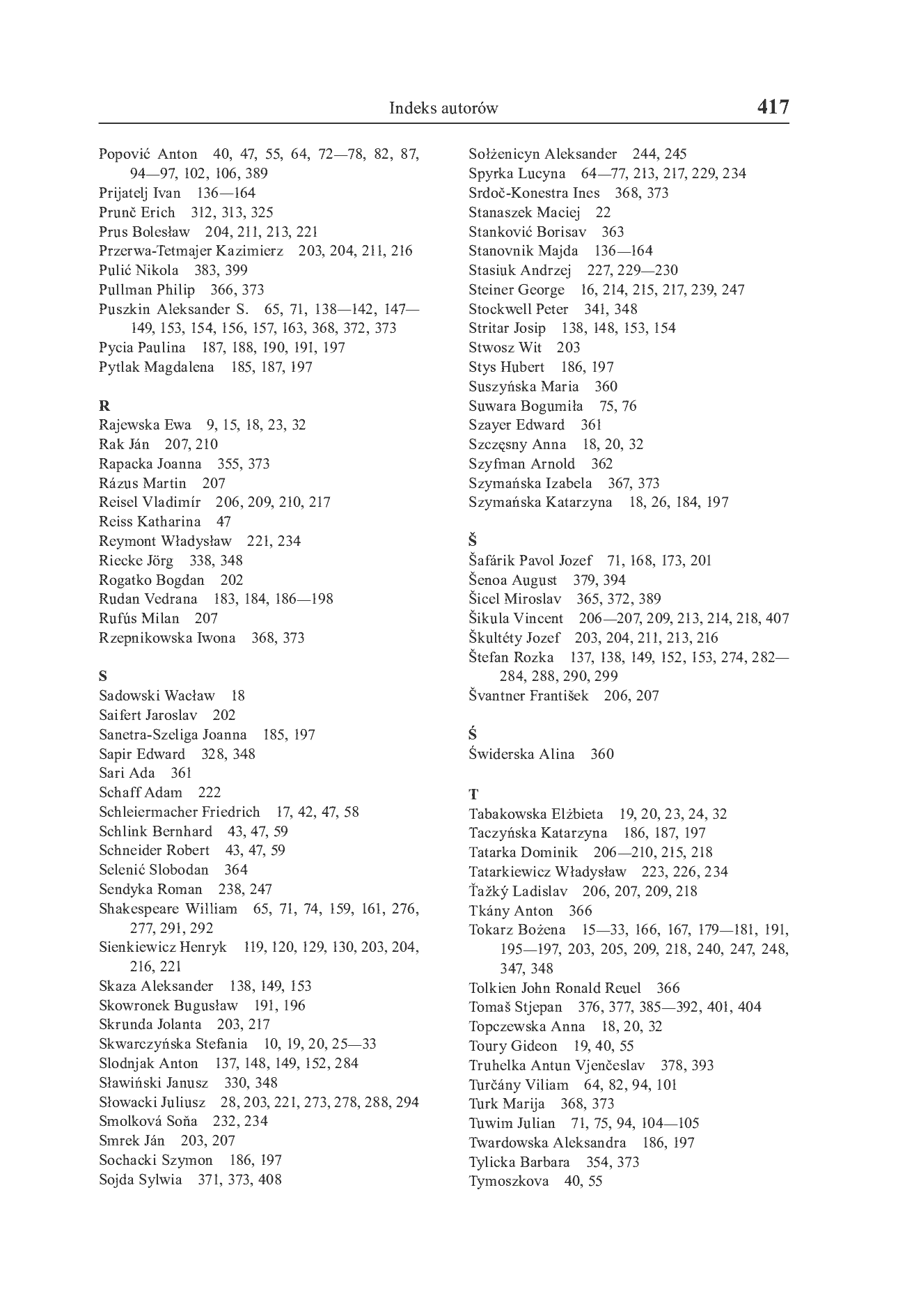 Fragment „"Przekłady Literatur Słowiańskich" 2016. T. 7. Cz. 1: Tłumacze i przekładoznawstwo słowiańskie” — strona 22 z 27