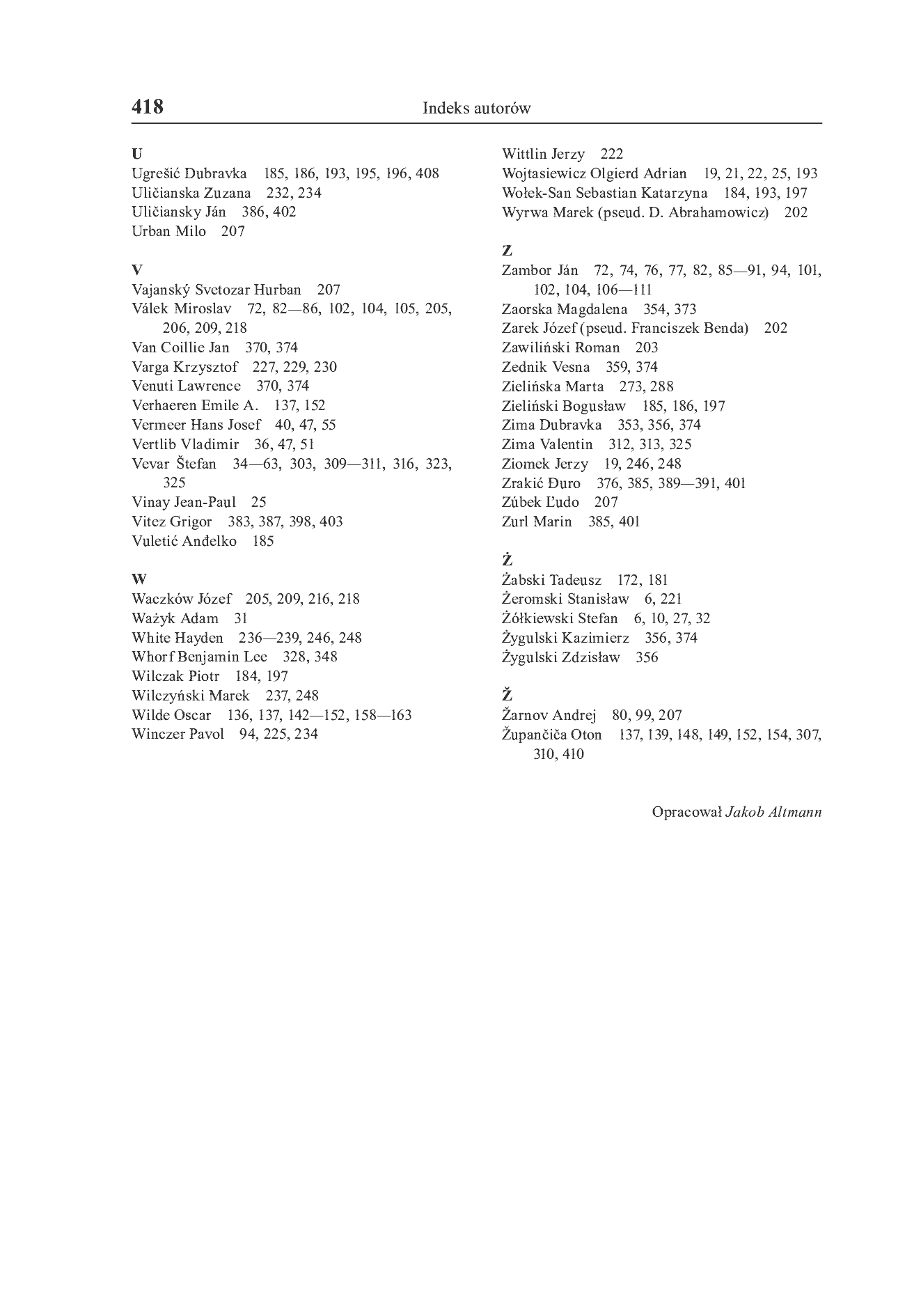 Fragment „"Przekłady Literatur Słowiańskich" 2016. T. 7. Cz. 1: Tłumacze i przekładoznawstwo słowiańskie” — strona 23 z 27