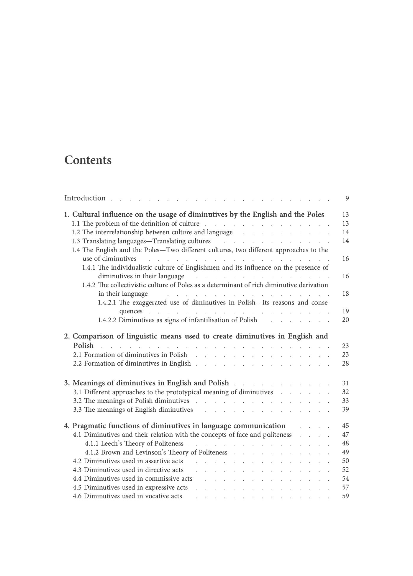 Fragment „Polish and English diminutives in literary translation: Pragmatic and cross-cultural perspectives” — strona 7 z 17