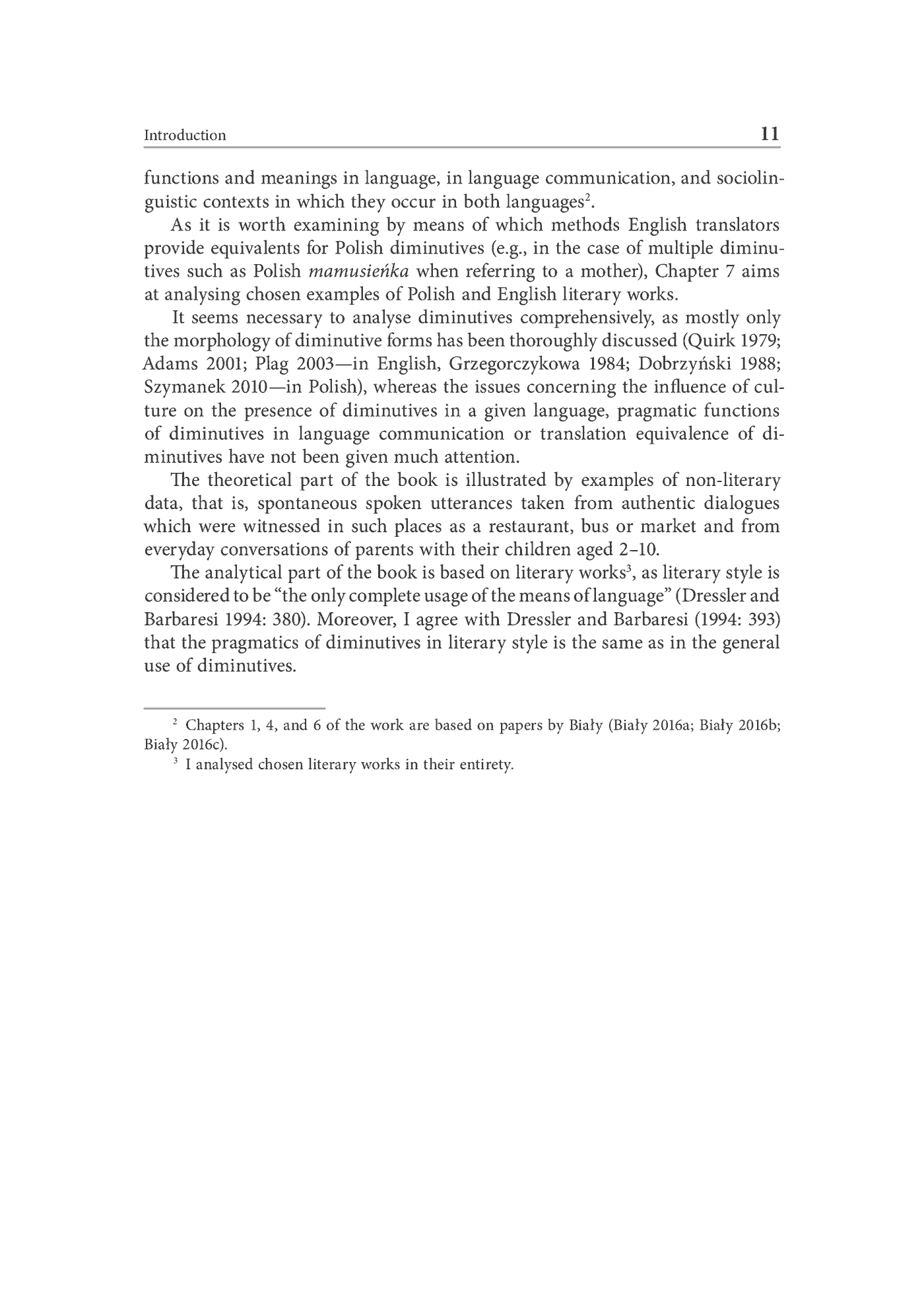 Fragment „Polish and English diminutives in literary translation: Pragmatic and cross-cultural perspectives” — strona 11 z 17