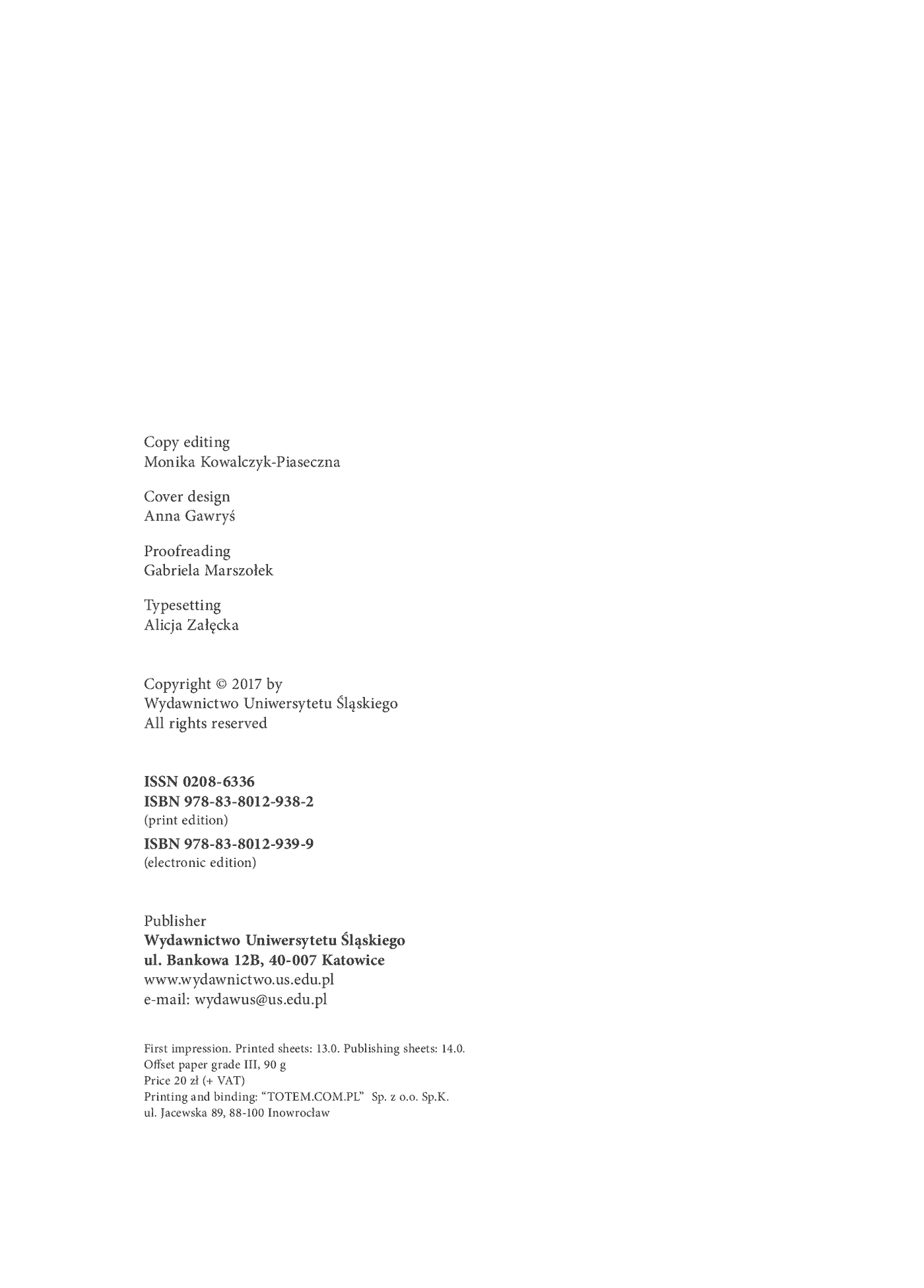 Fragment „Polish and English diminutives in literary translation: Pragmatic and cross-cultural perspectives” — strona 16 z 17