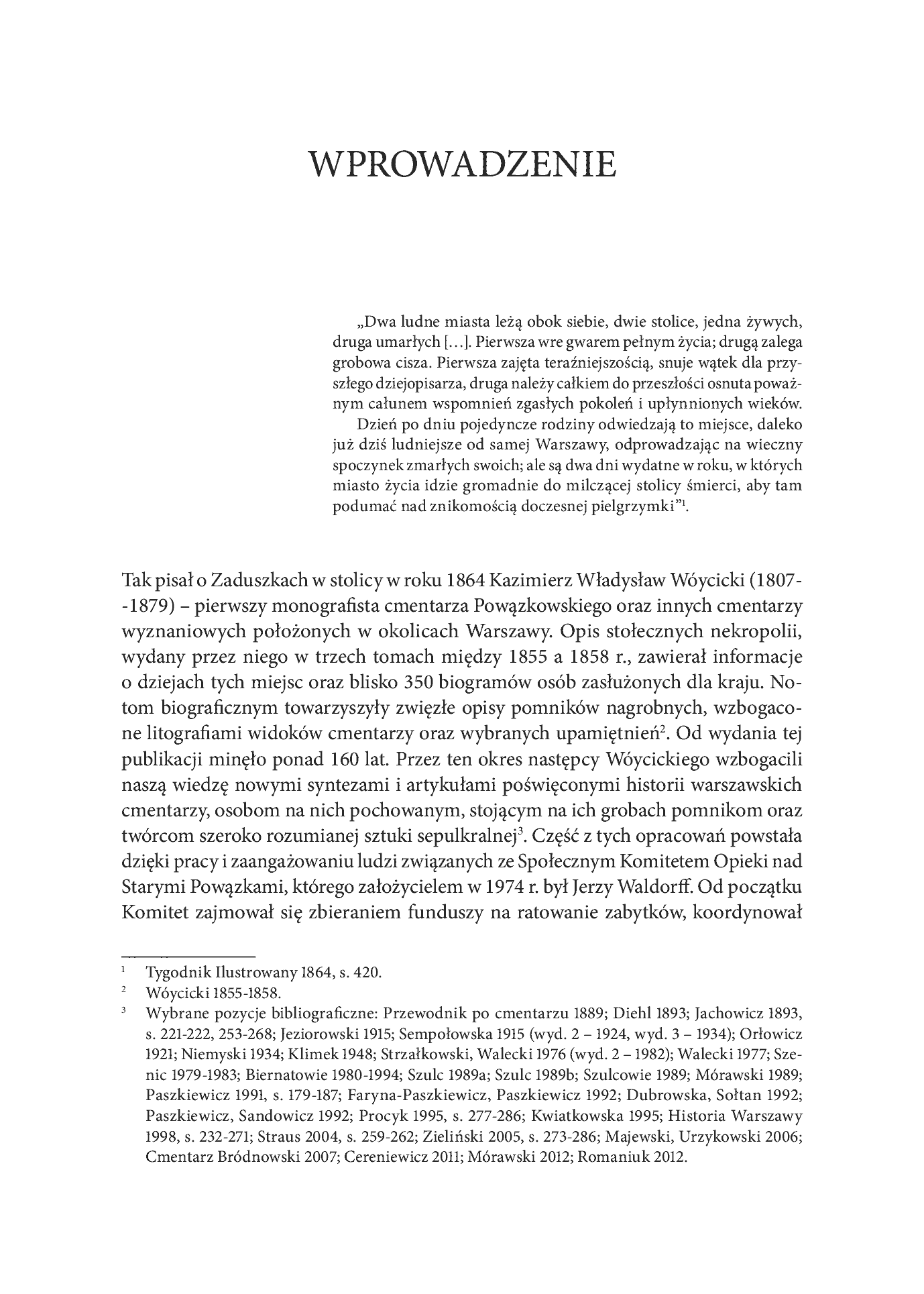 Fragment „Kaplice i mauzolea na cmentarzach Warszawy w XIX i pierwszej połowie XX wieku tom 1 Dzieła i ich twórcy” — strona 7 z 12
