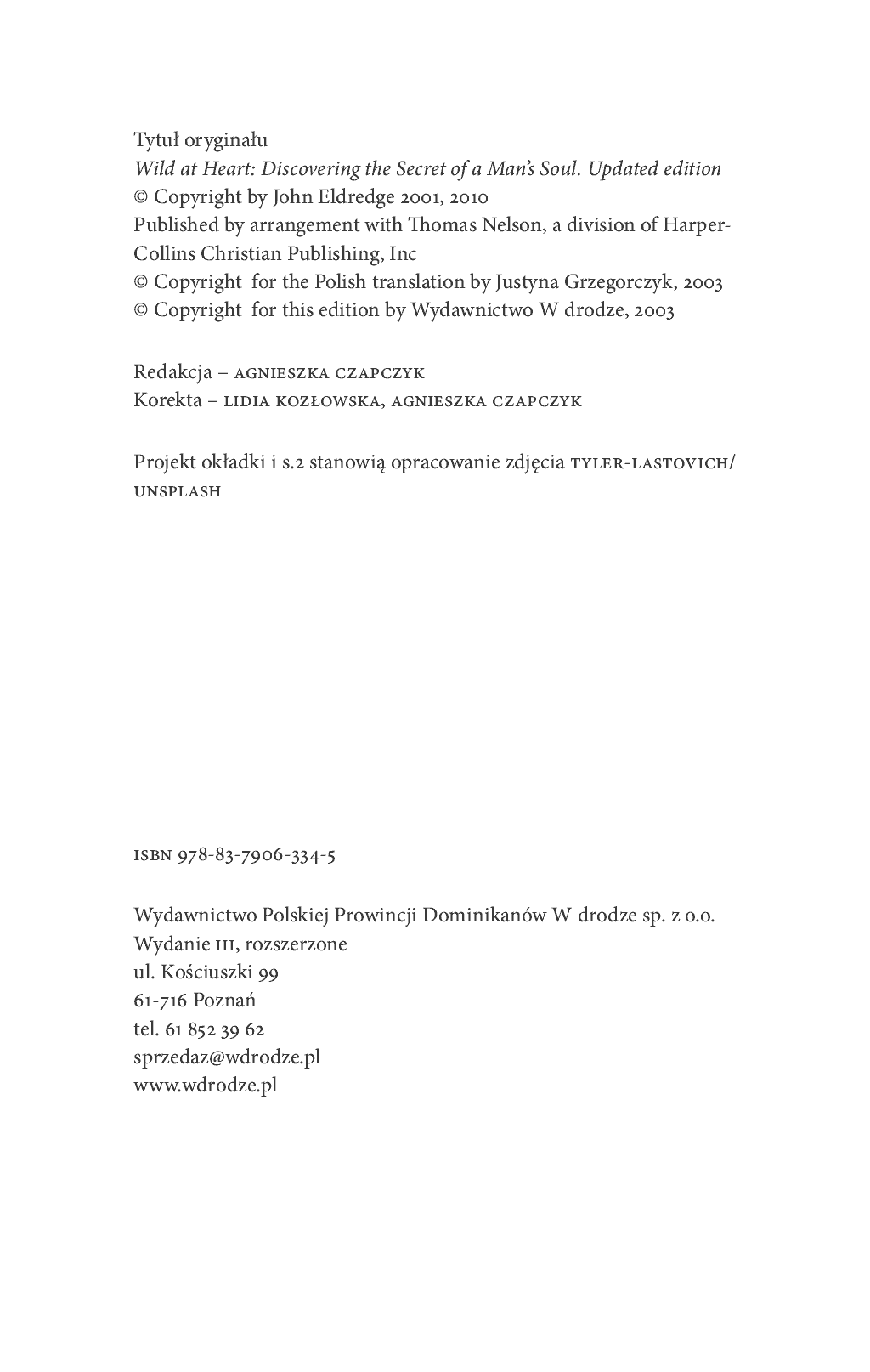 Fragment „Dzikie serce. Tęsknoty męskiej duszy” — strona 5 z 16