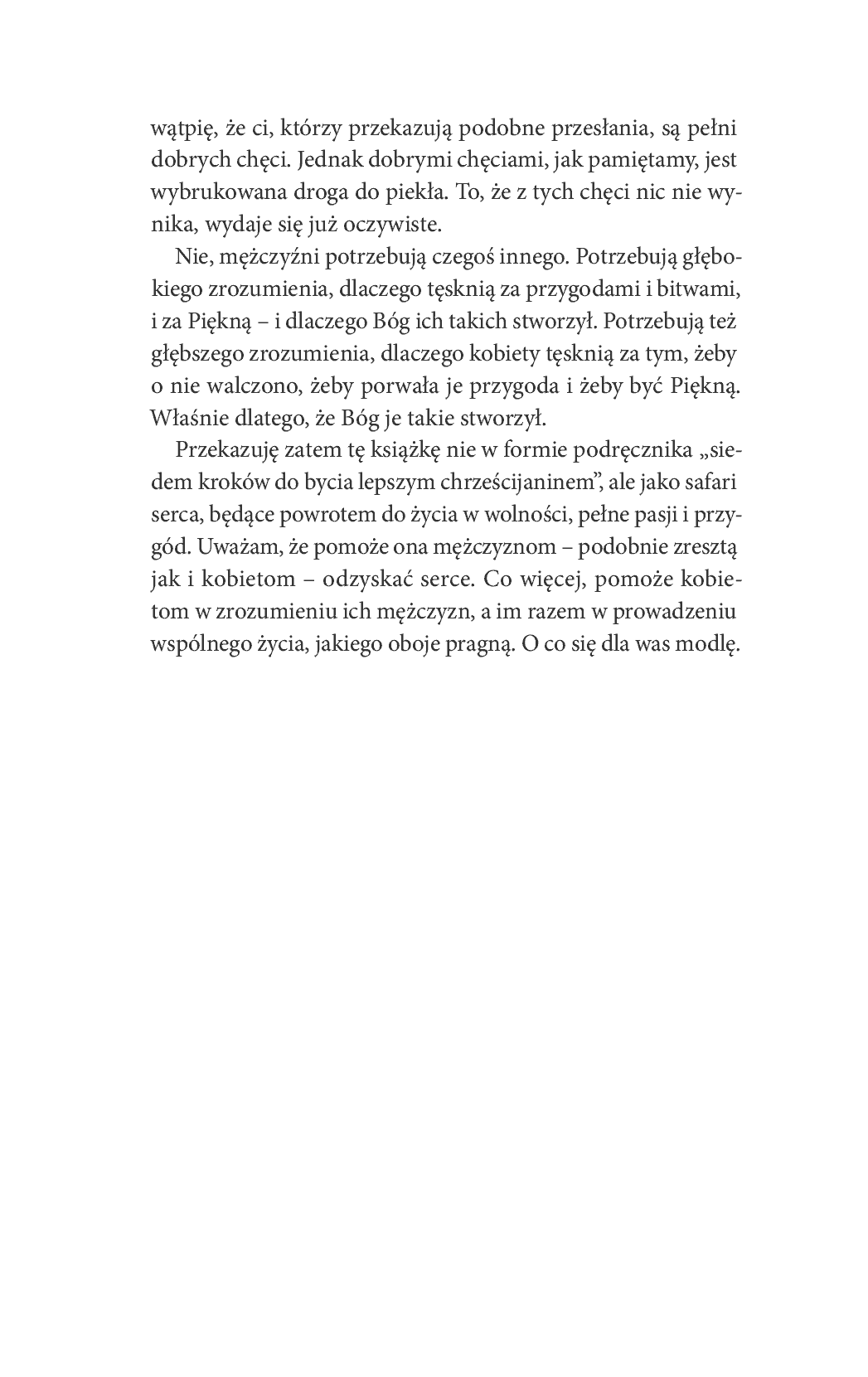 Fragment „Dzikie serce. Tęsknoty męskiej duszy” — strona 11 z 16