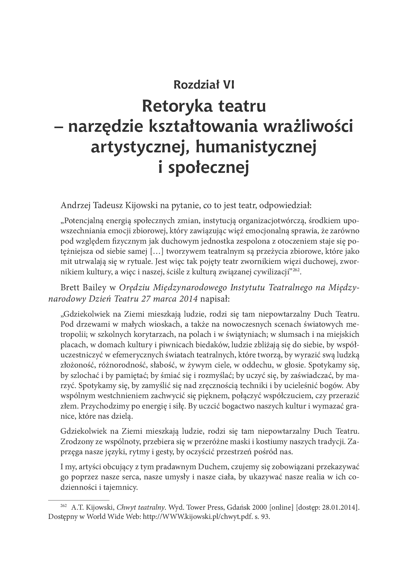 Fragment „Nowa retoryka teatru. Między wczoraj a jutro” — strona 1 z 5