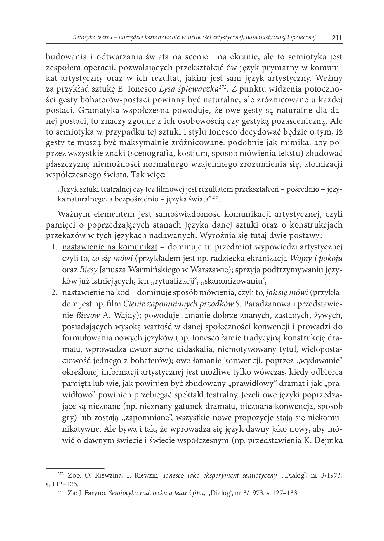 Fragment „Nowa retoryka teatru. Między wczoraj a jutro” — strona 5 z 5