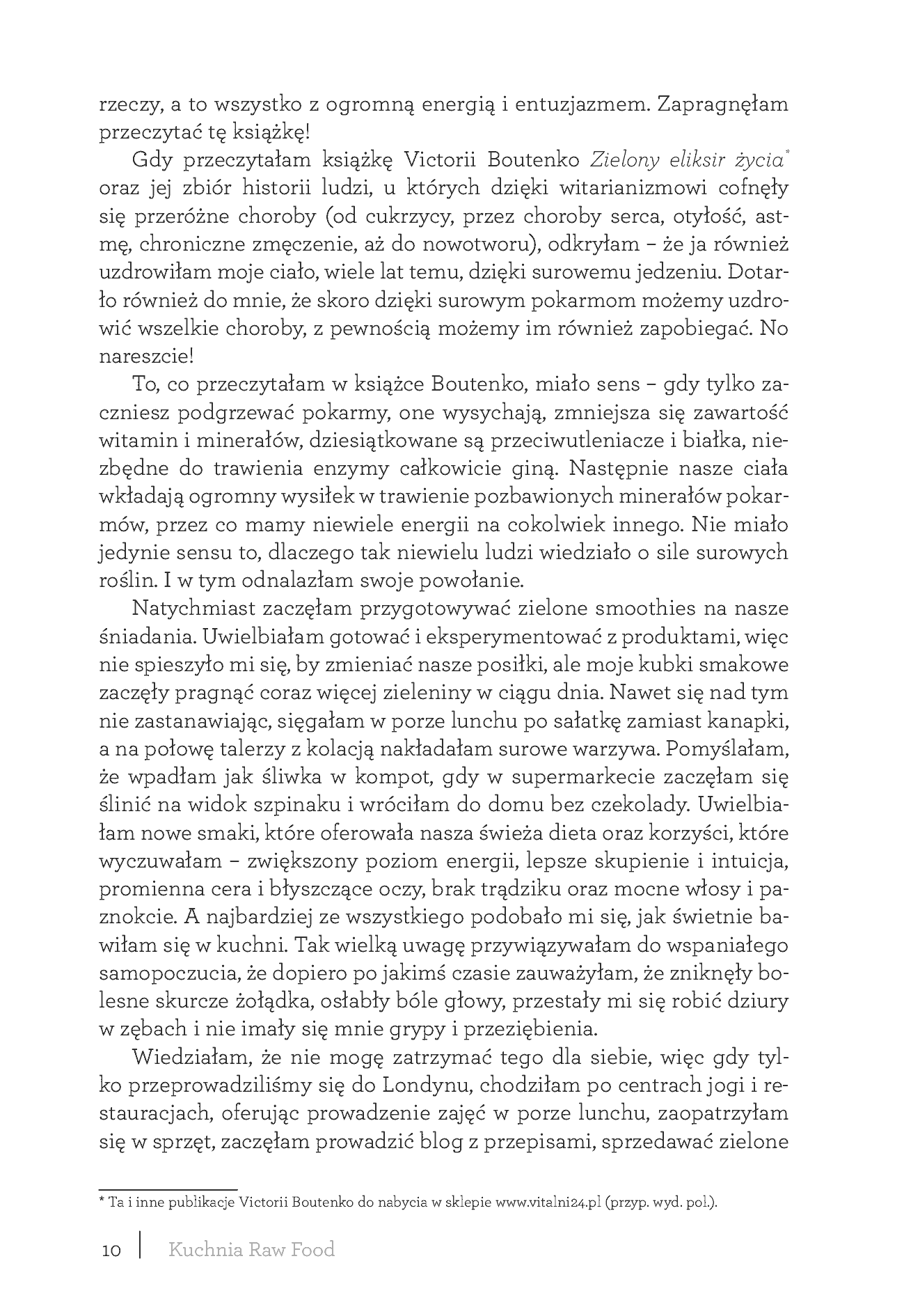 Fragment „Kuchnia Raw Food. Smaczne dania bez gotowania” — strona 10 z 27