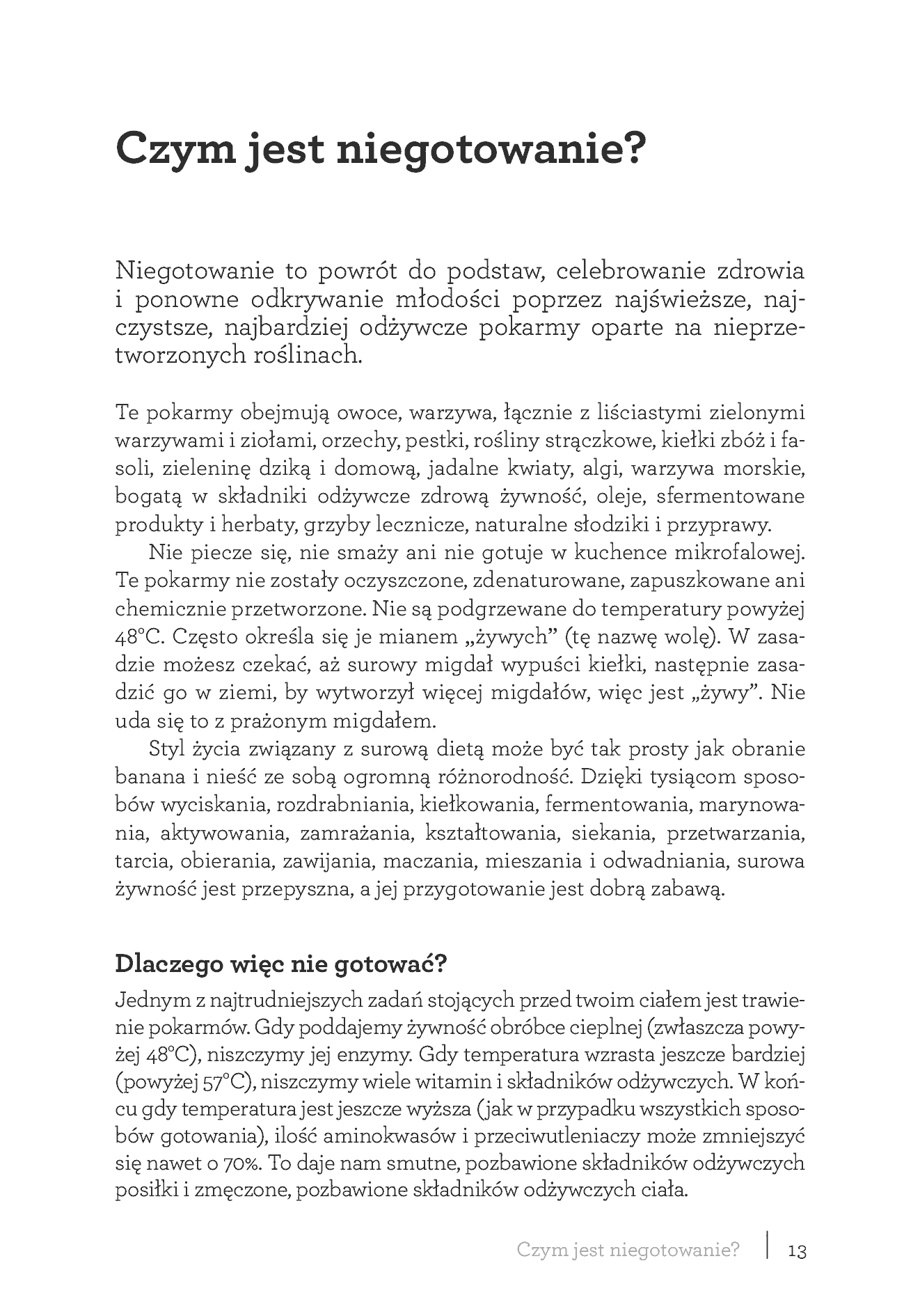 Fragment „Kuchnia Raw Food. Smaczne dania bez gotowania” — strona 13 z 27