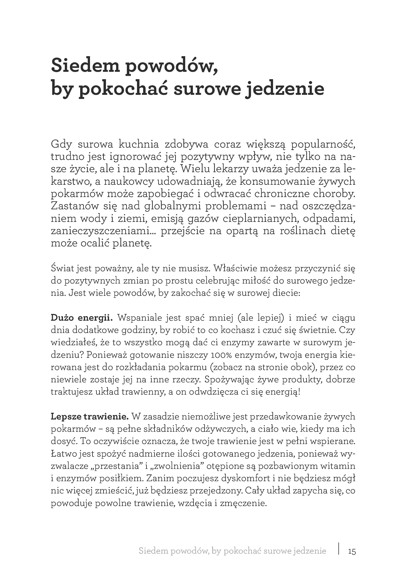 Fragment „Kuchnia Raw Food. Smaczne dania bez gotowania” — strona 15 z 27