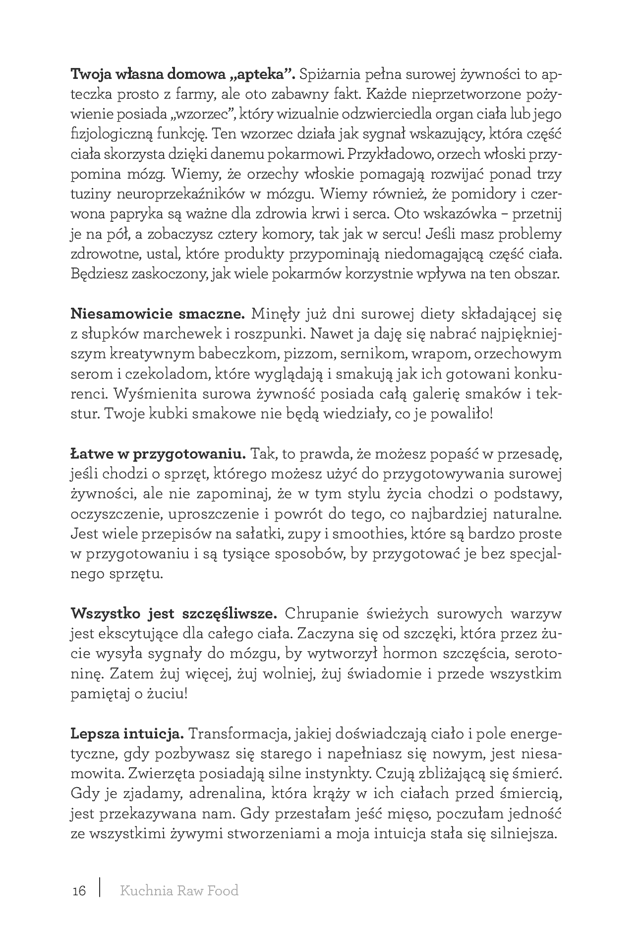 Fragment „Kuchnia Raw Food. Smaczne dania bez gotowania” — strona 16 z 27
