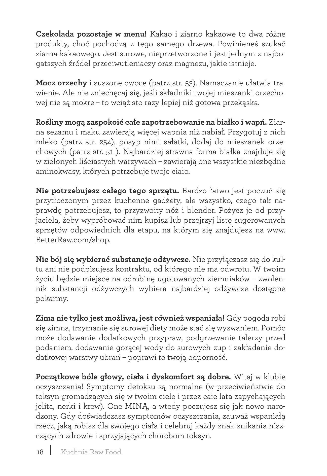 Fragment „Kuchnia Raw Food. Smaczne dania bez gotowania” — strona 18 z 27