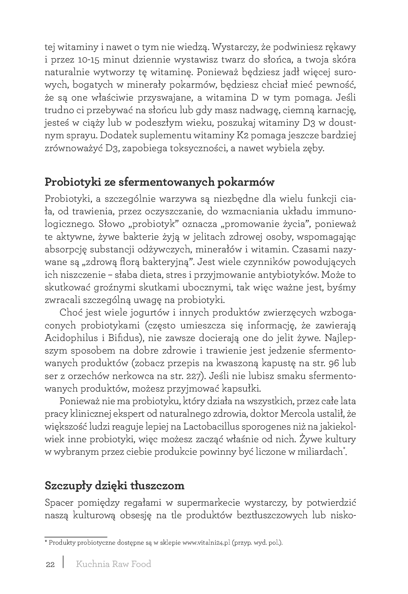 Fragment „Kuchnia Raw Food. Smaczne dania bez gotowania” — strona 22 z 27