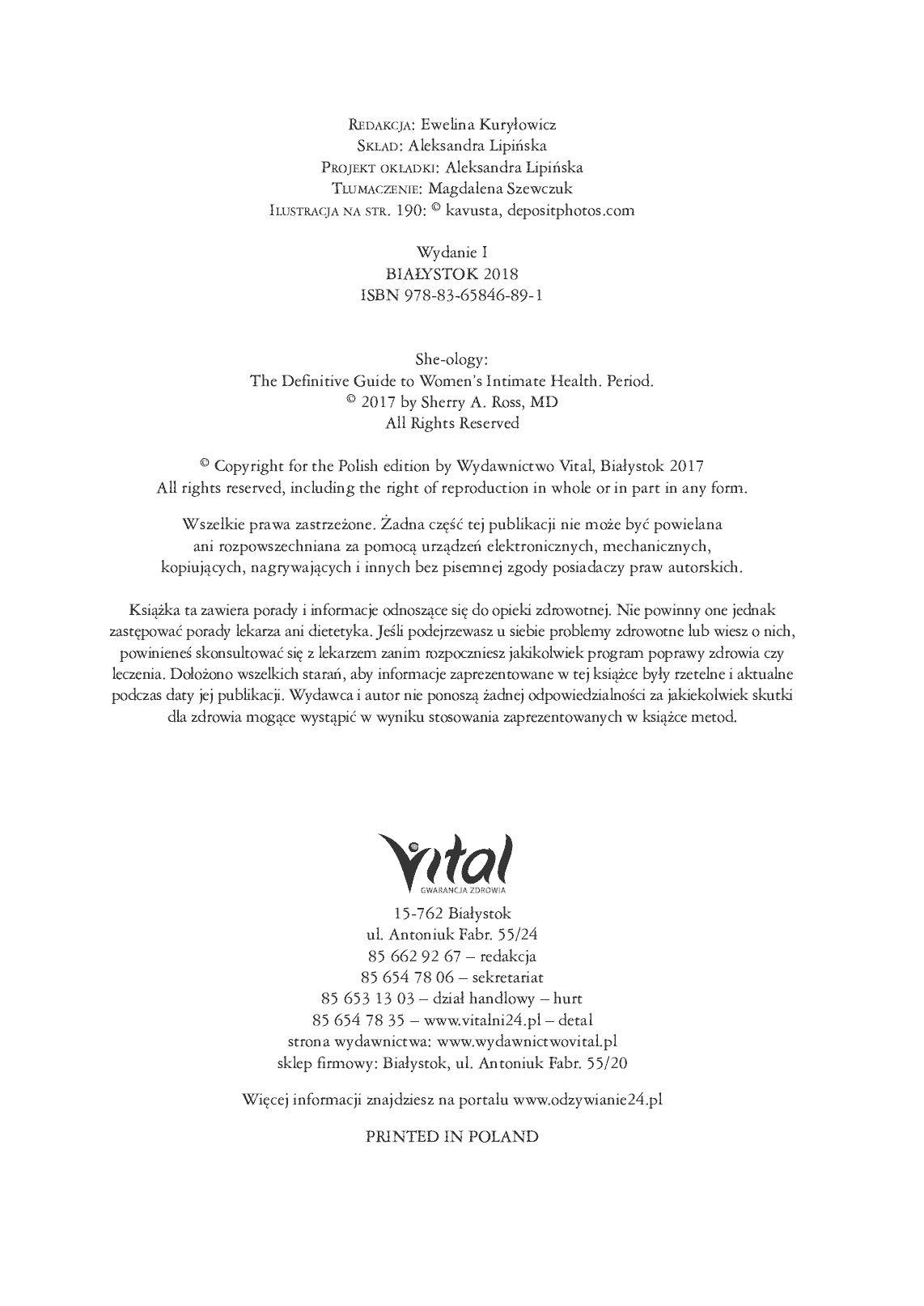 Fragment „Kobietologia - kompletny przewodnik po życiu intymnym kobiety” — strona 4 z 30