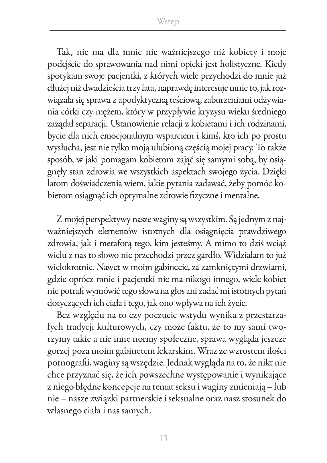 Fragment „Kobietologia - kompletny przewodnik po życiu intymnym kobiety” — strona 13 z 30