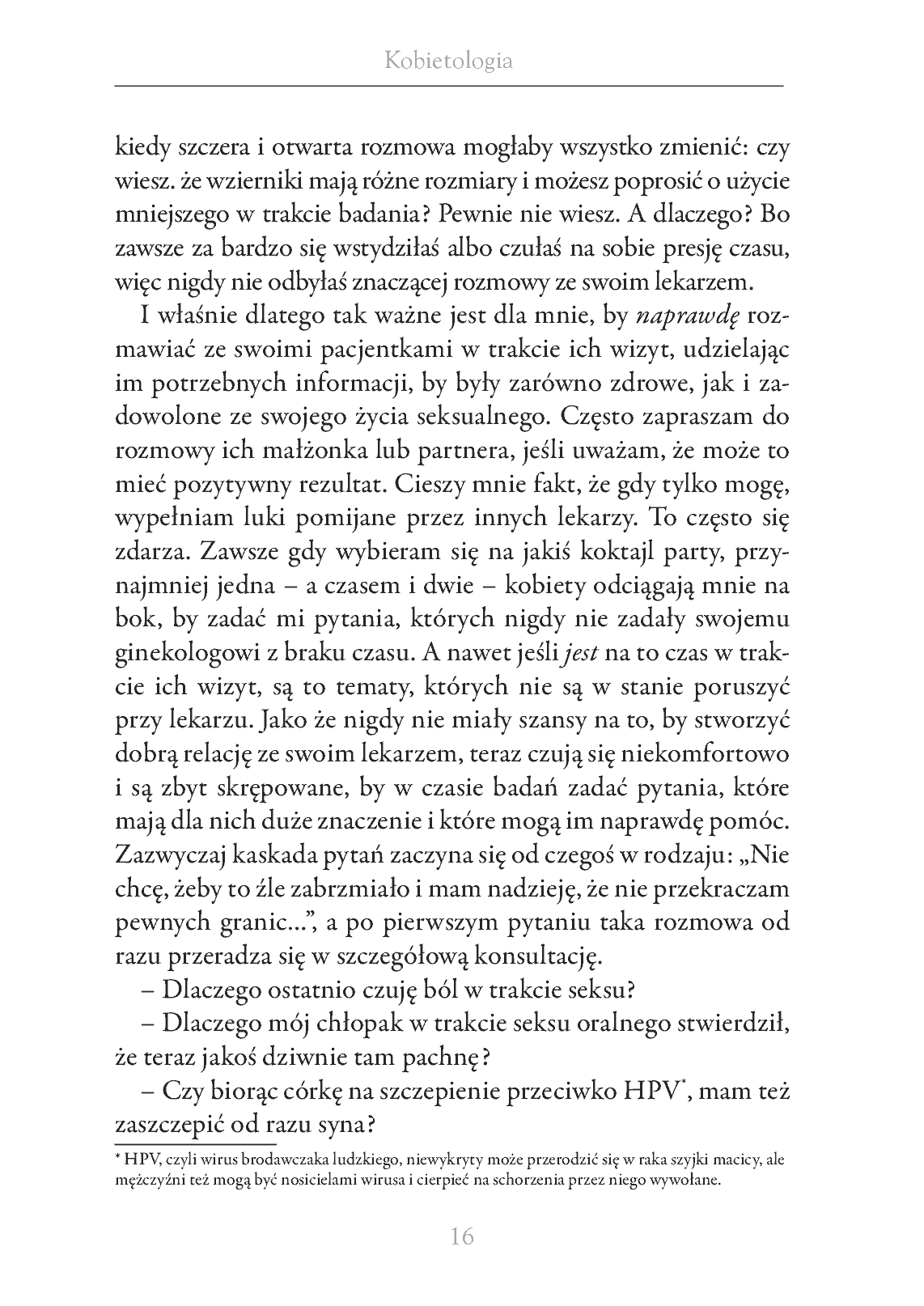 Fragment „Kobietologia - kompletny przewodnik po życiu intymnym kobiety” — strona 16 z 30