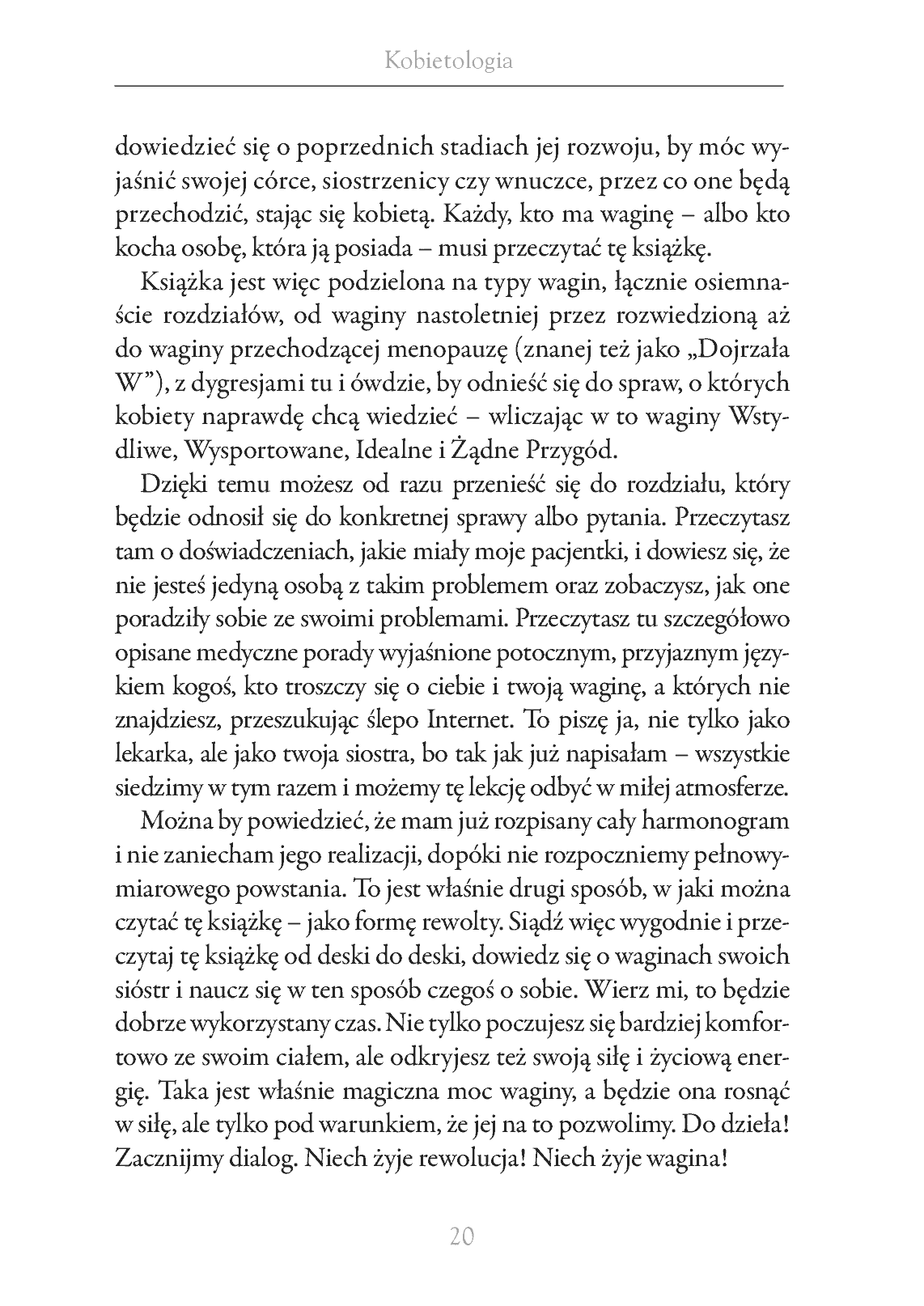 Fragment „Kobietologia - kompletny przewodnik po życiu intymnym kobiety” — strona 20 z 30