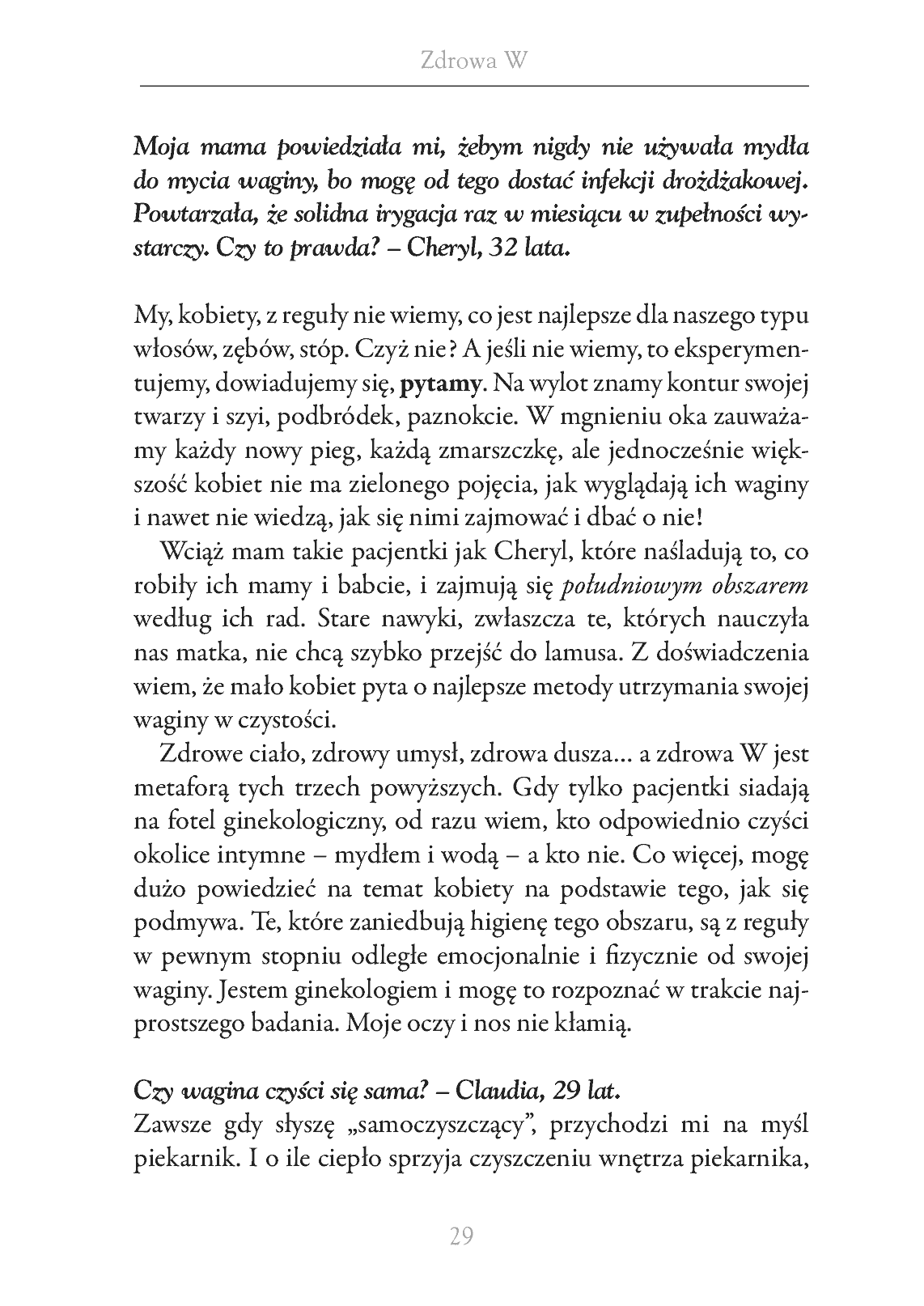 Fragment „Kobietologia - kompletny przewodnik po życiu intymnym kobiety” — strona 29 z 30